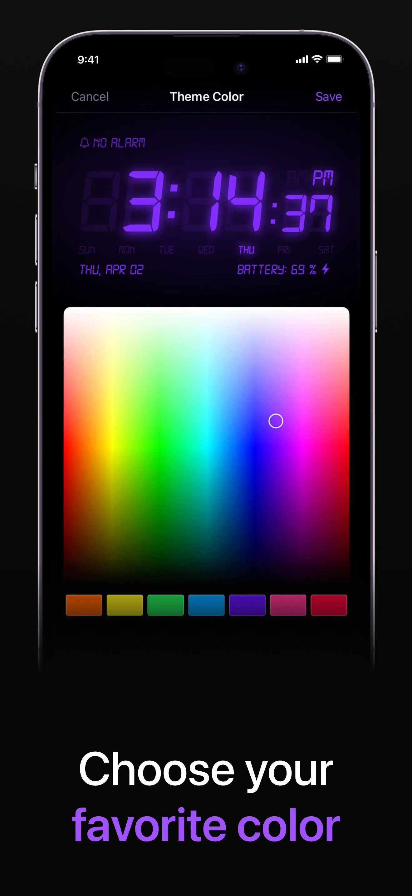 Alarm Clock HD iphone screenshot 5