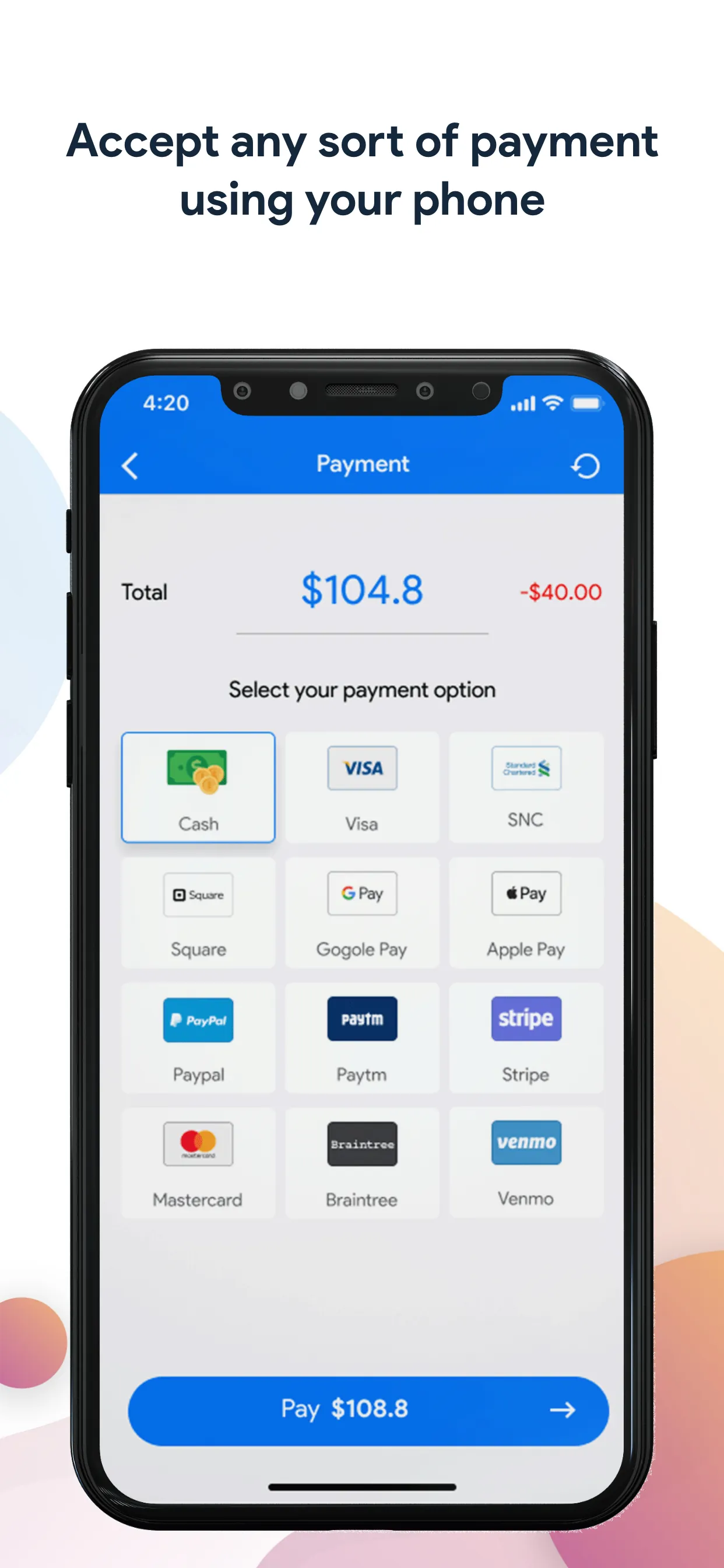Moon POS System: Point of Sale iphone screenshot 3