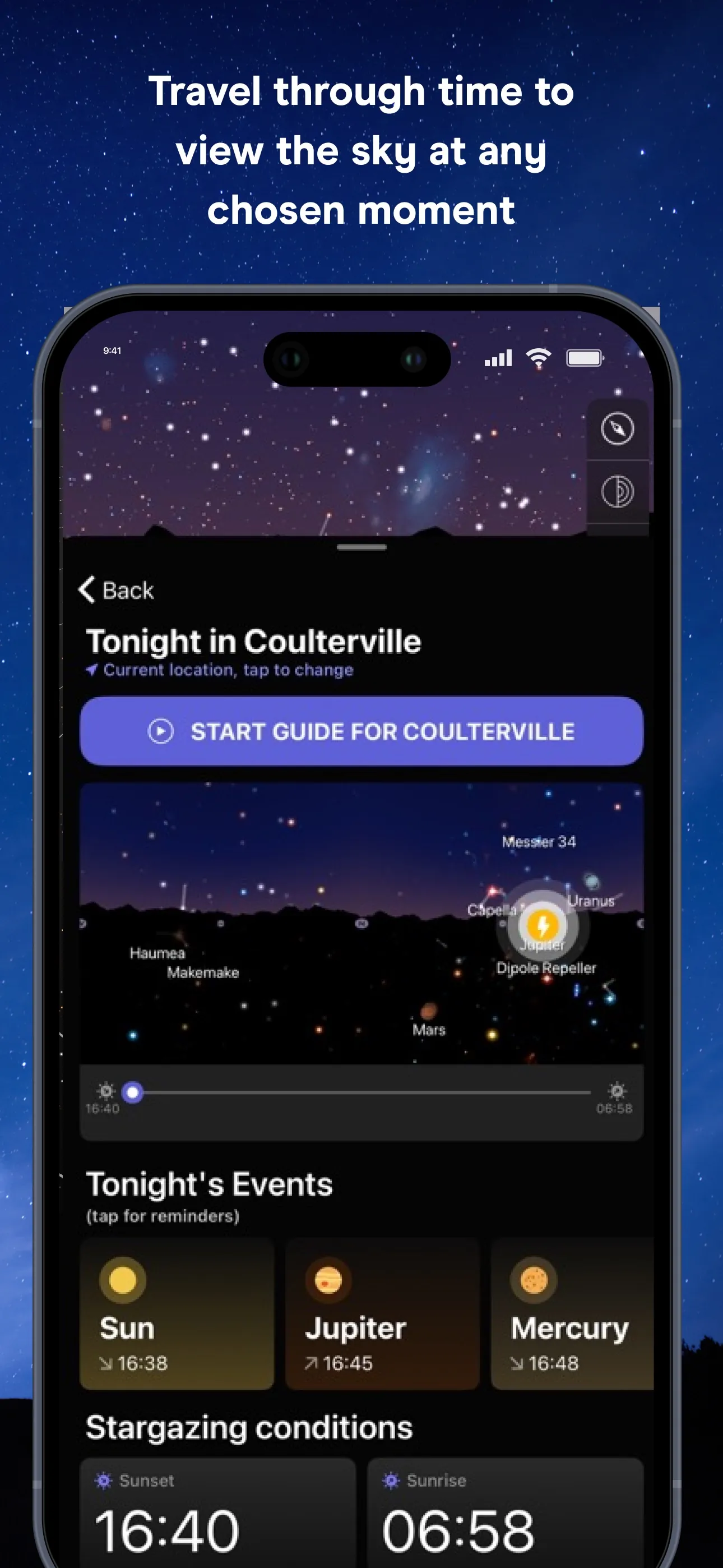 Night Sky iphone screenshot 5