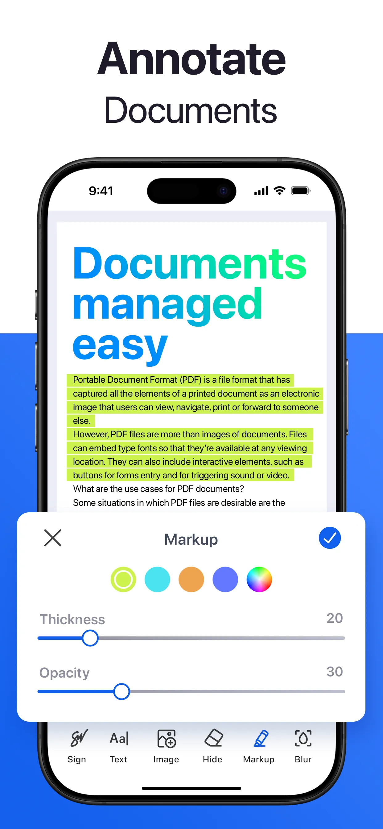 Forma – PDF Document Editor iphone screenshot 6