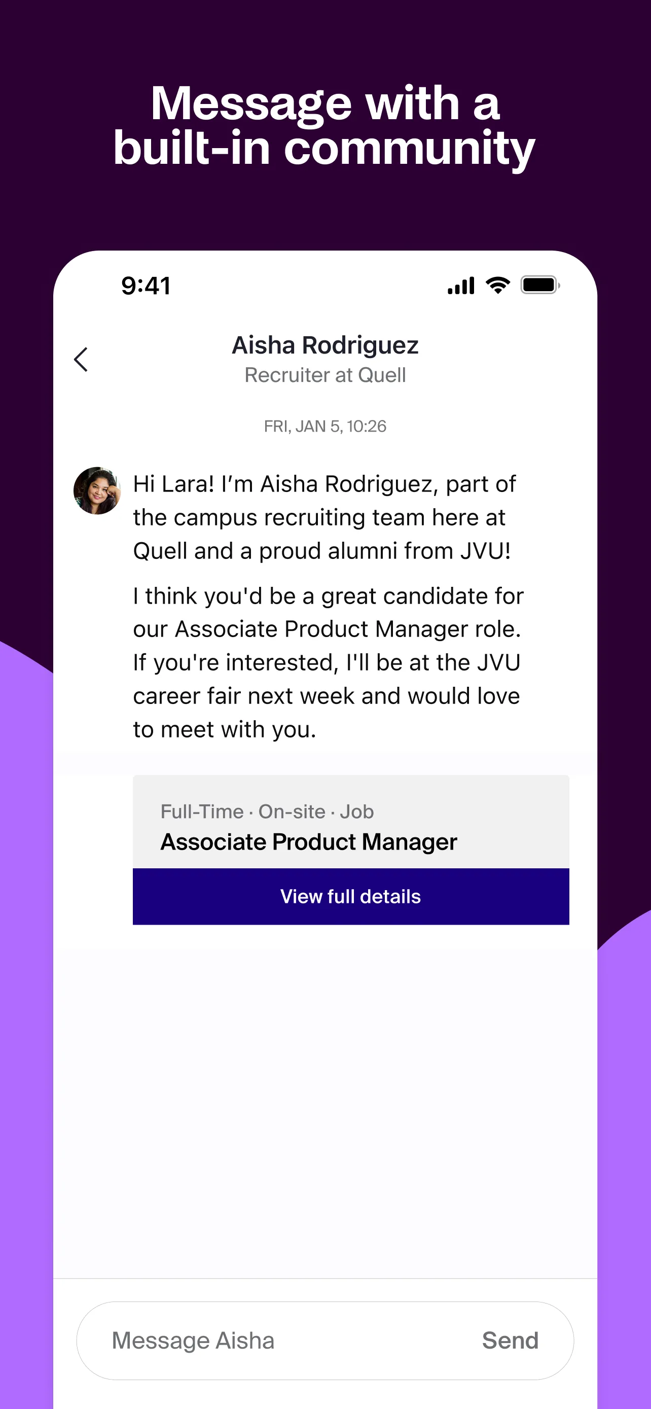 Handshake Jobs & New Careers iphone screenshot 4