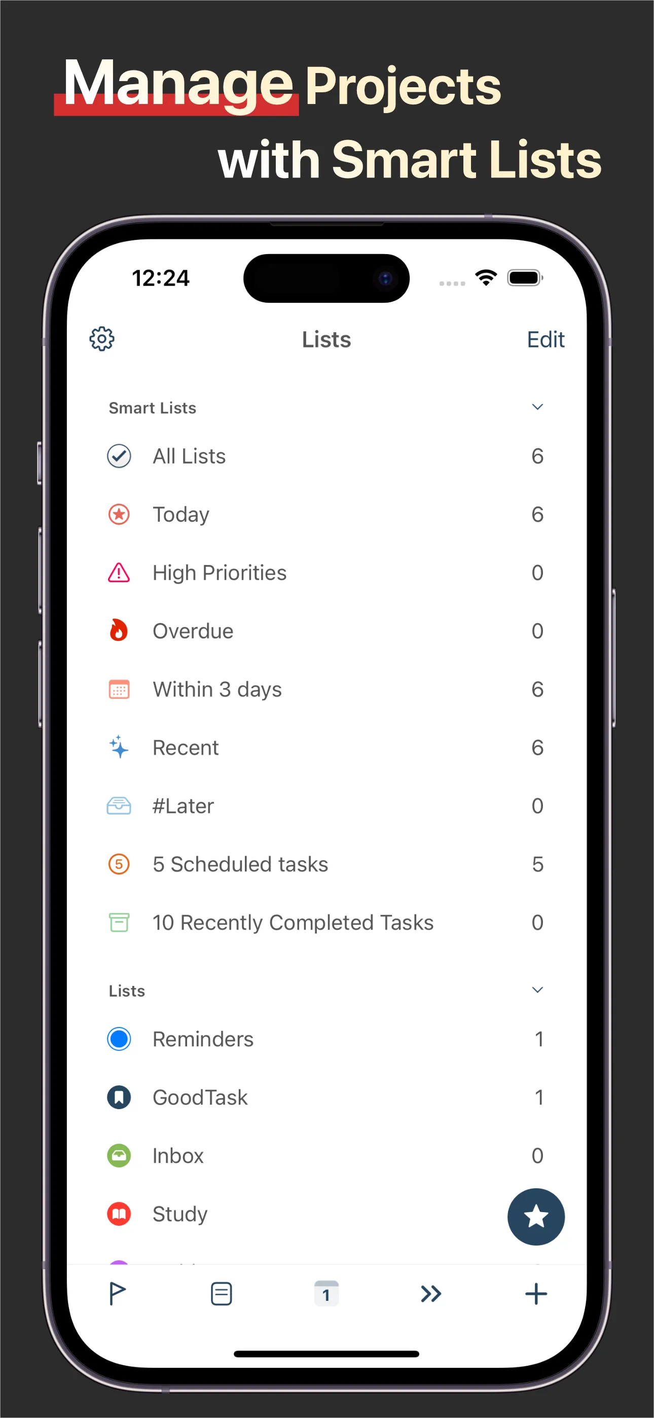 GoodTask - To Do List, Tasks iphone screenshot 4