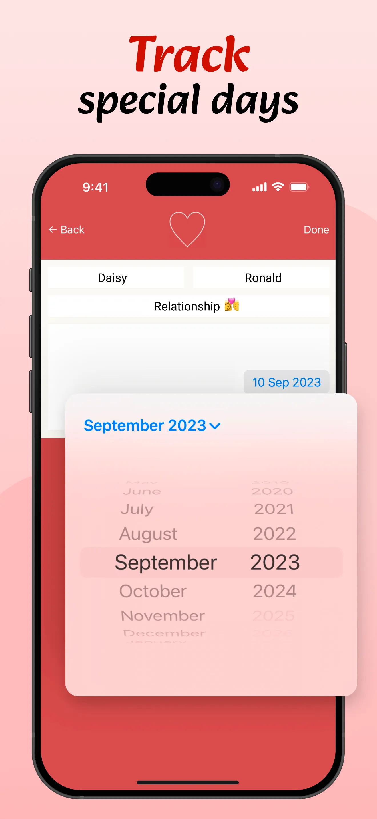 Love Counter - Dating Tracker iphone screenshot 5