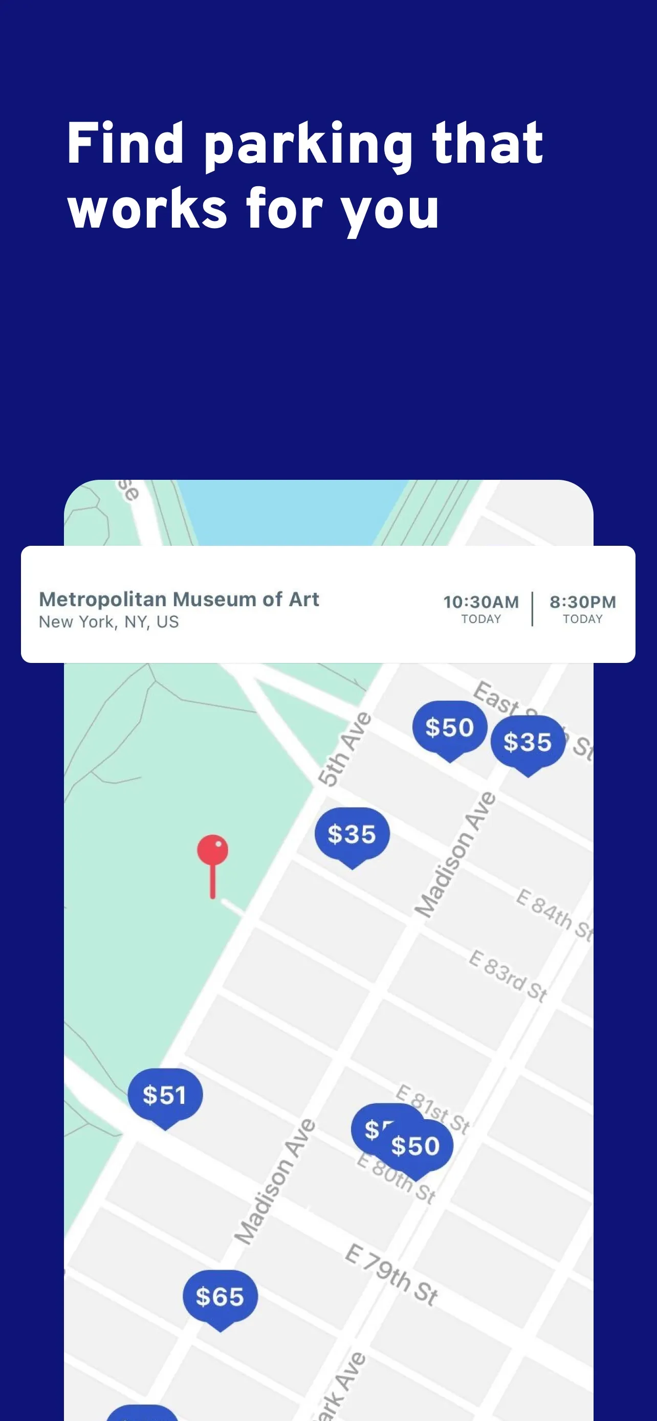 ParkWhiz - #1 Parking App iphone screenshot 1