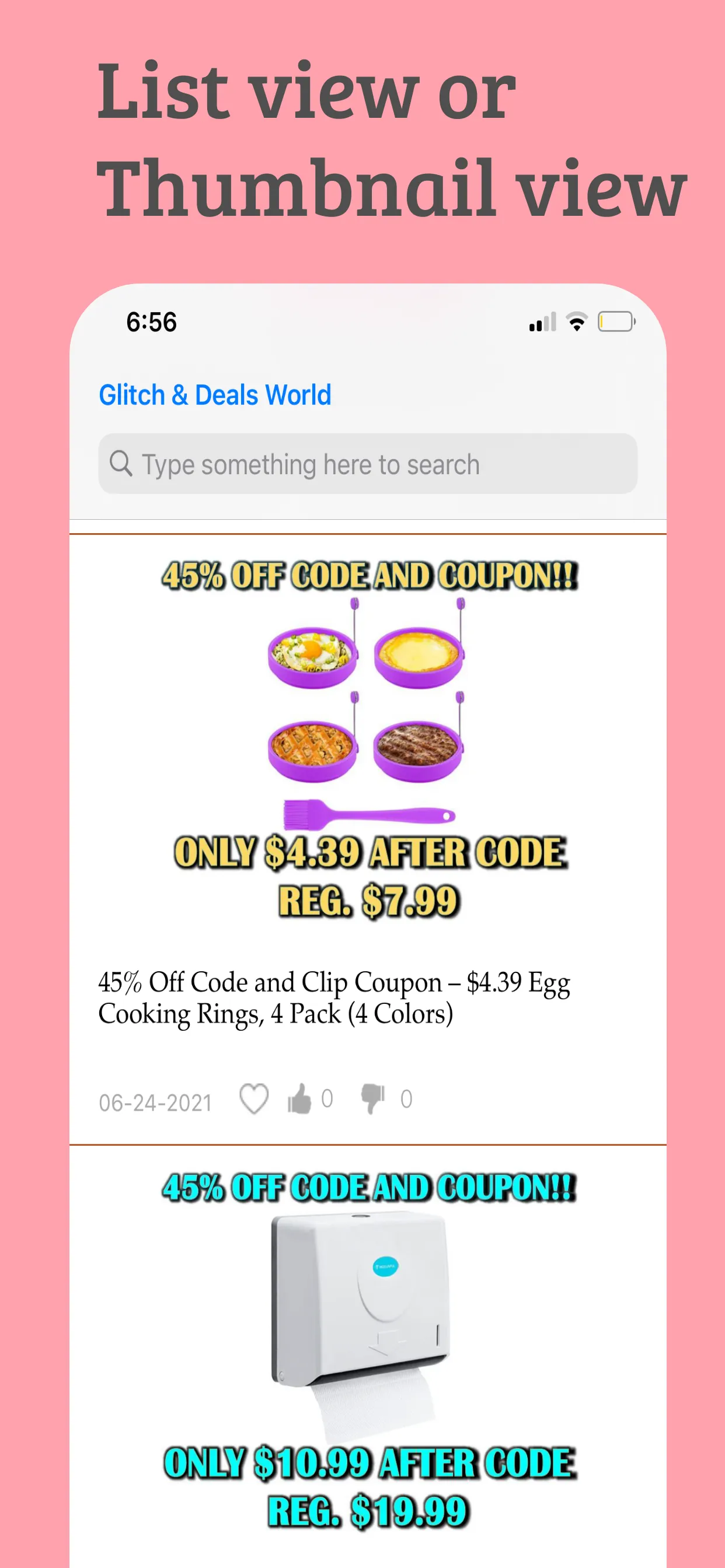 Glitch & Deals World iphone screenshot 2