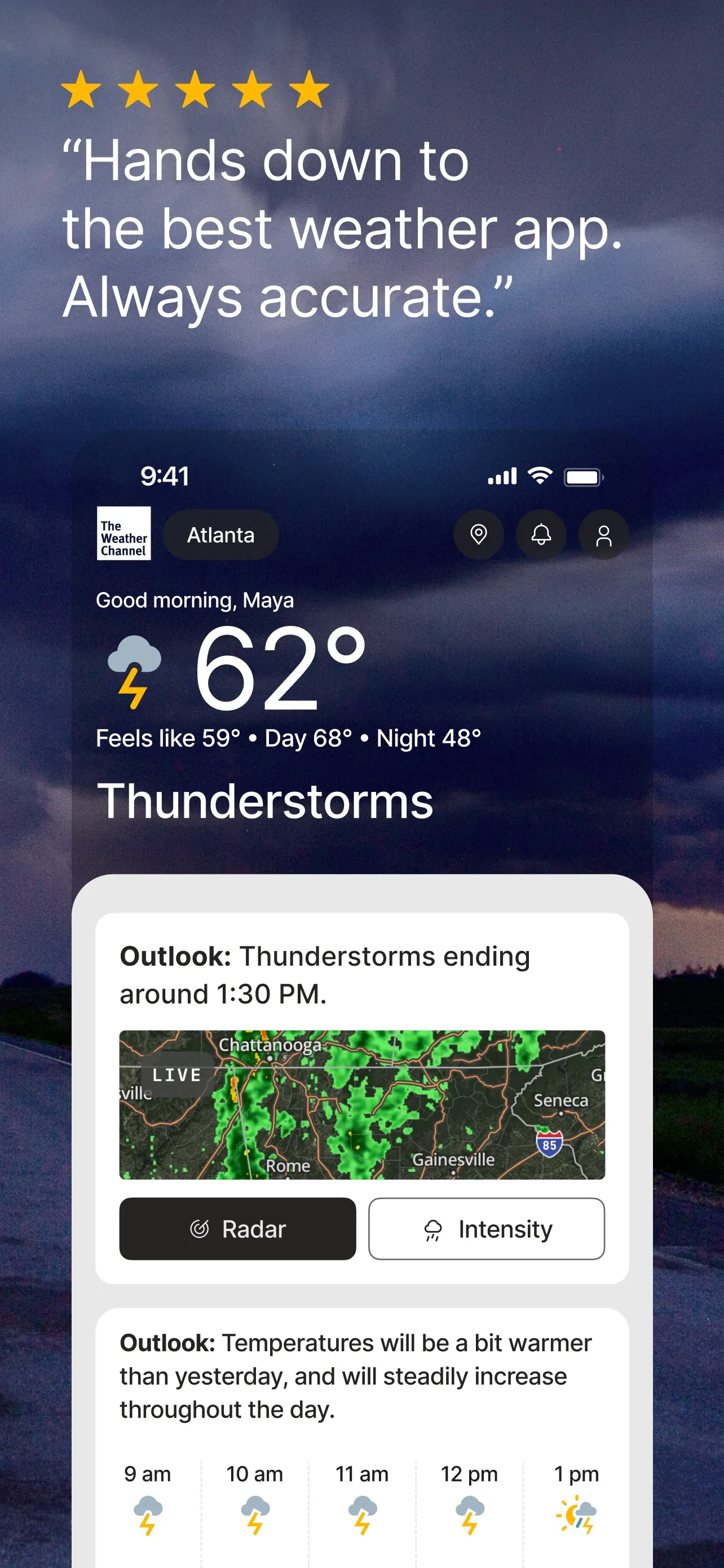 Weather - The Weather Channel iphone screenshot 2