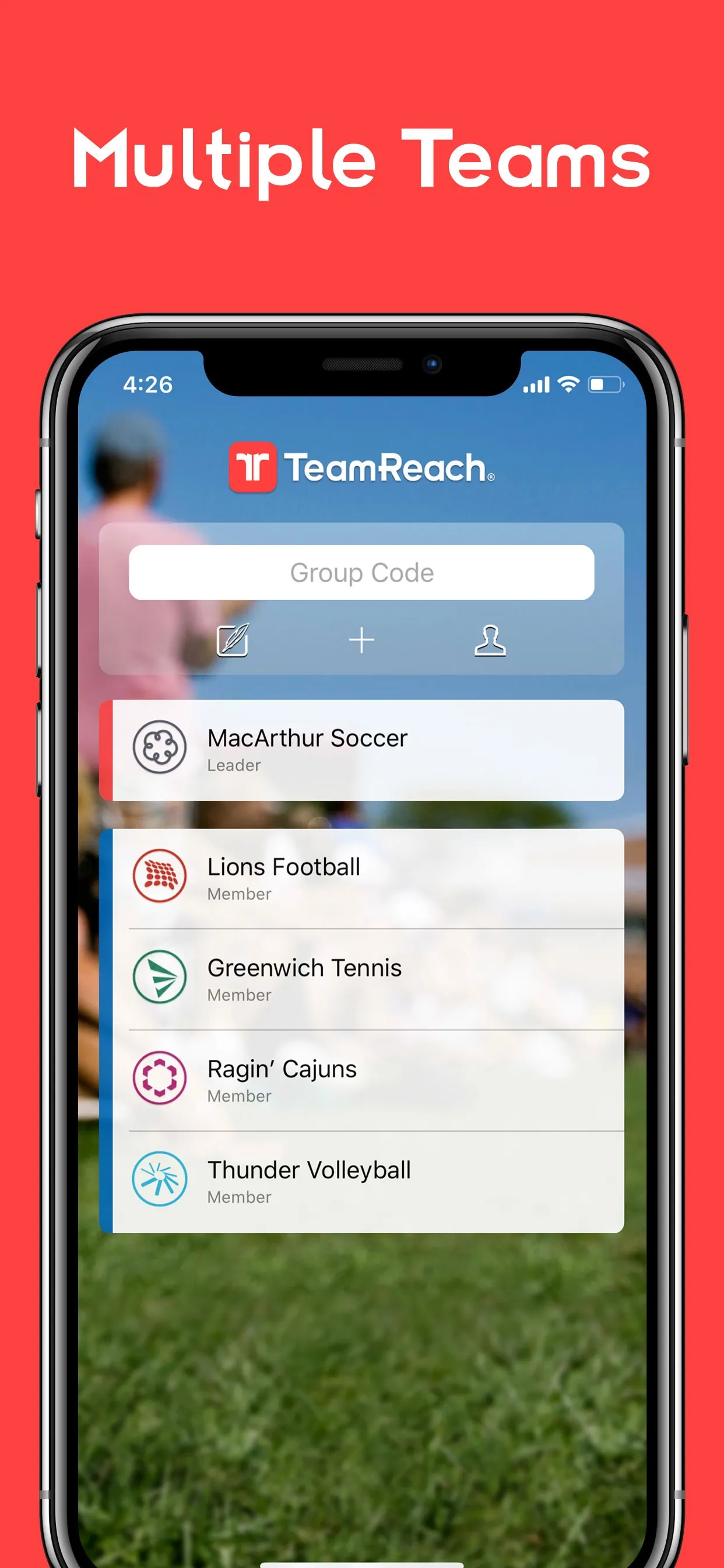 TeamReach – Your Team App iphone screenshot 1
