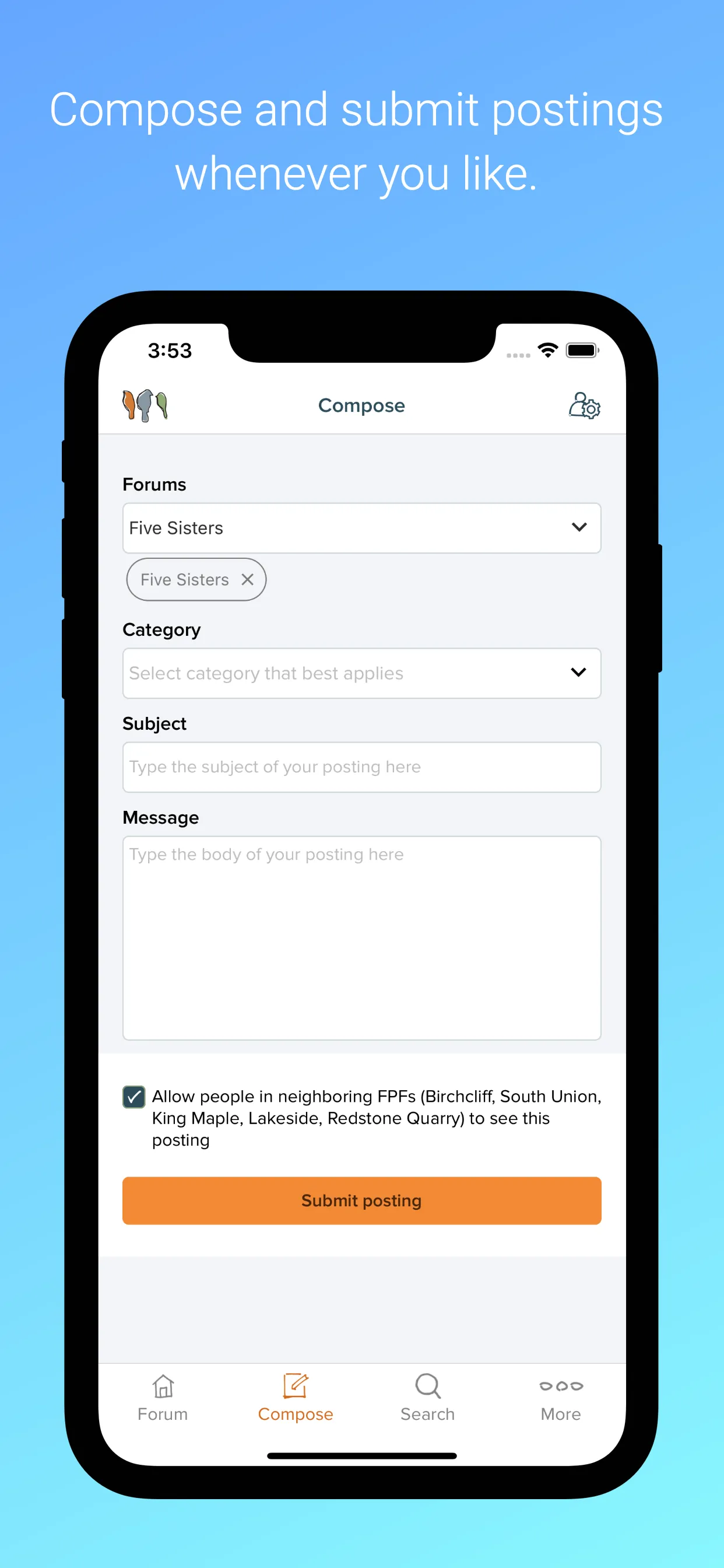 Front Porch Forum iphone screenshot 5