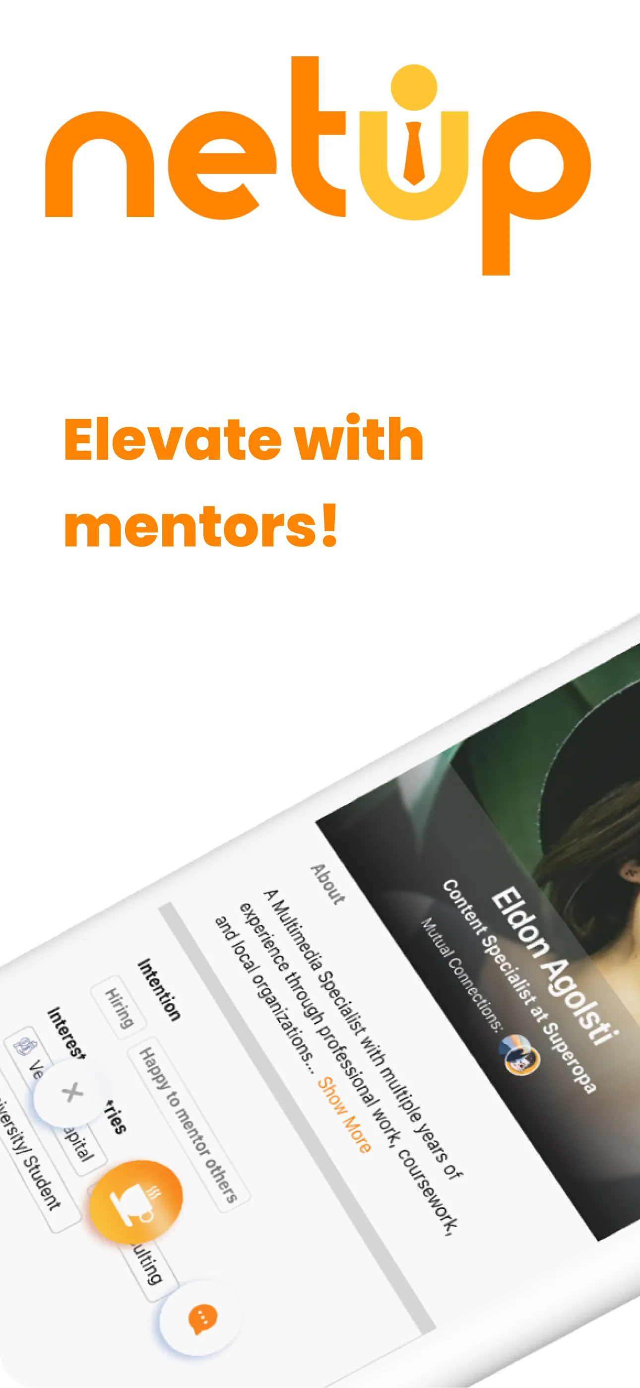 Netup: Elevate with Mentors iphone screenshot 1