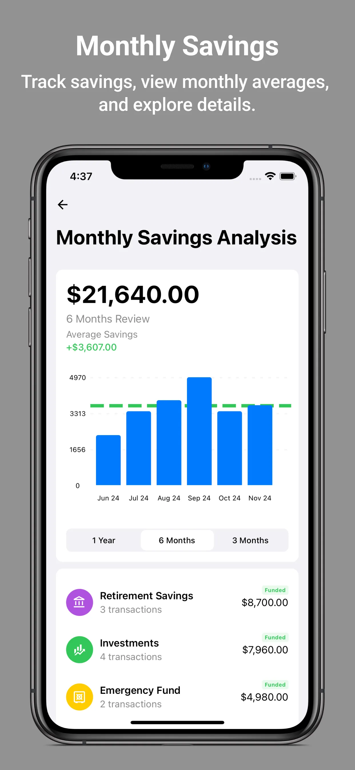 Financial Tracker App iphone screenshot 10