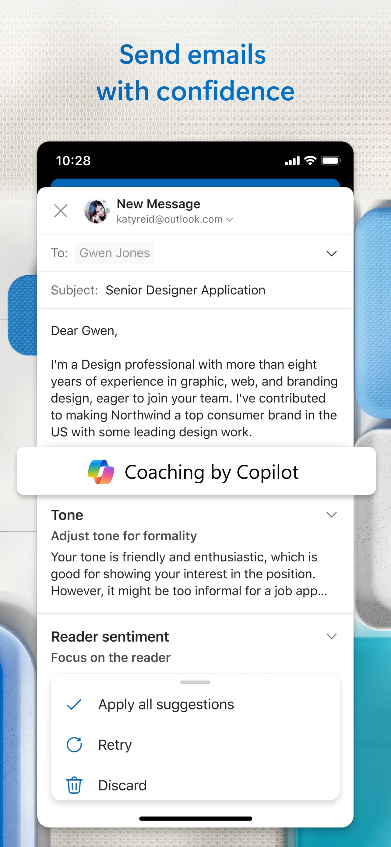 Microsoft Outlook iphone screenshot 5