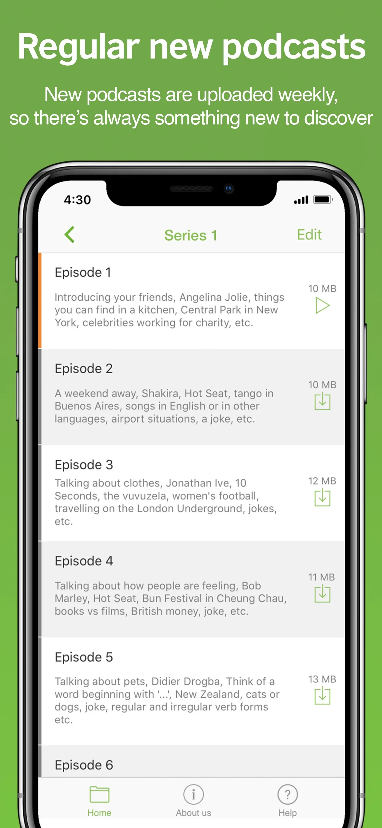 LearnEnglish Podcast iphone screenshot 3