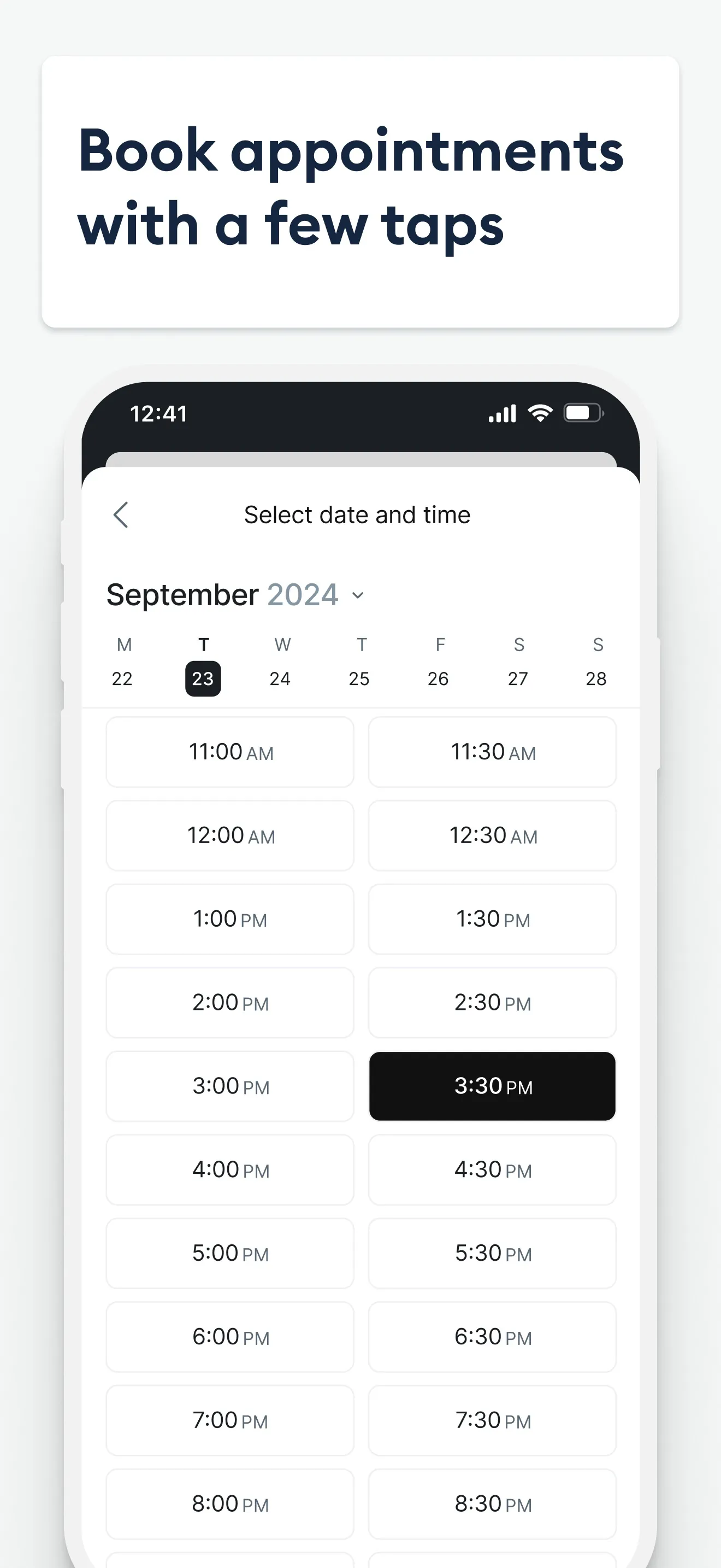 Setmore Appointment Scheduling iphone screenshot 4
