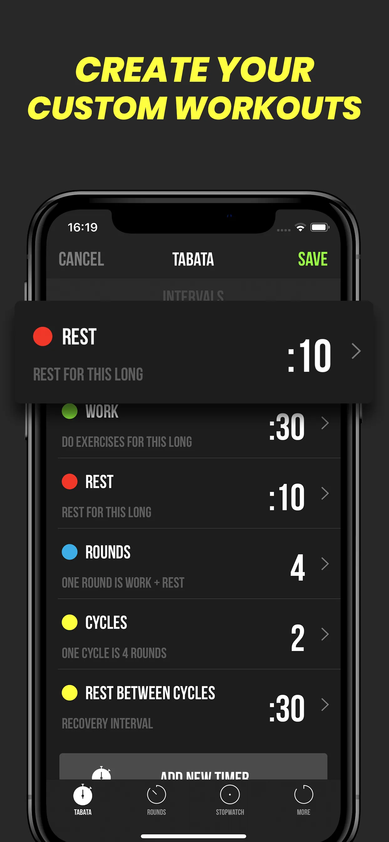 Timer Plus - Workouts Timer iphone screenshot 3
