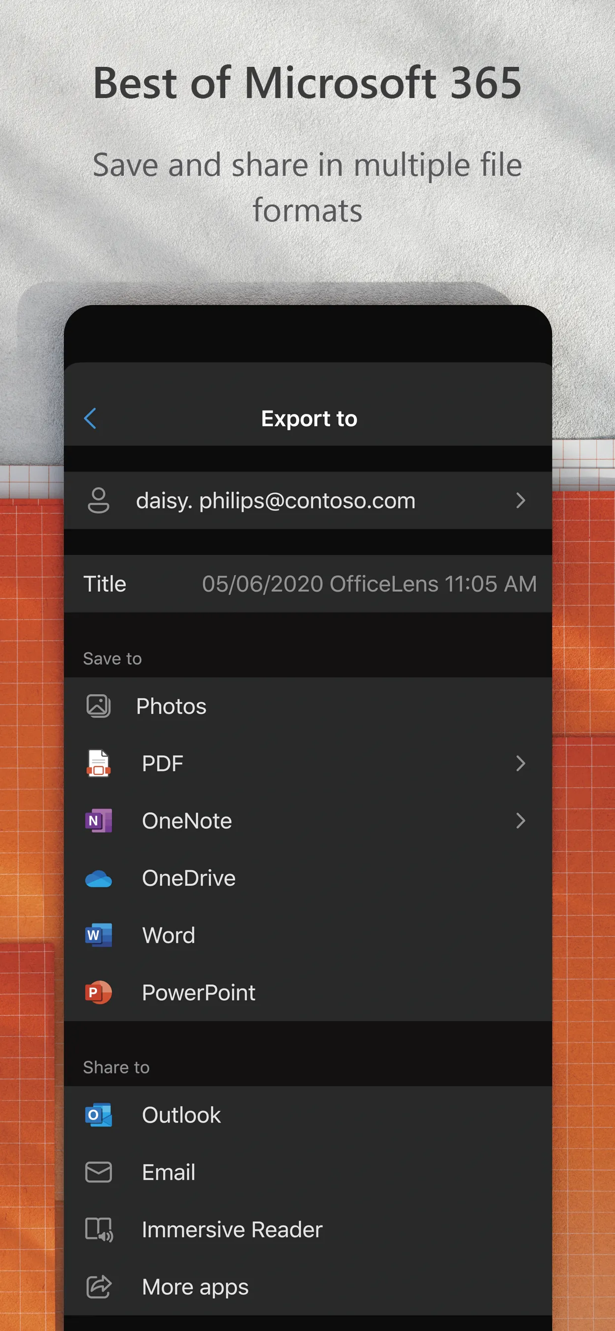 Microsoft Lens: PDF Scanner iphone screenshot 6