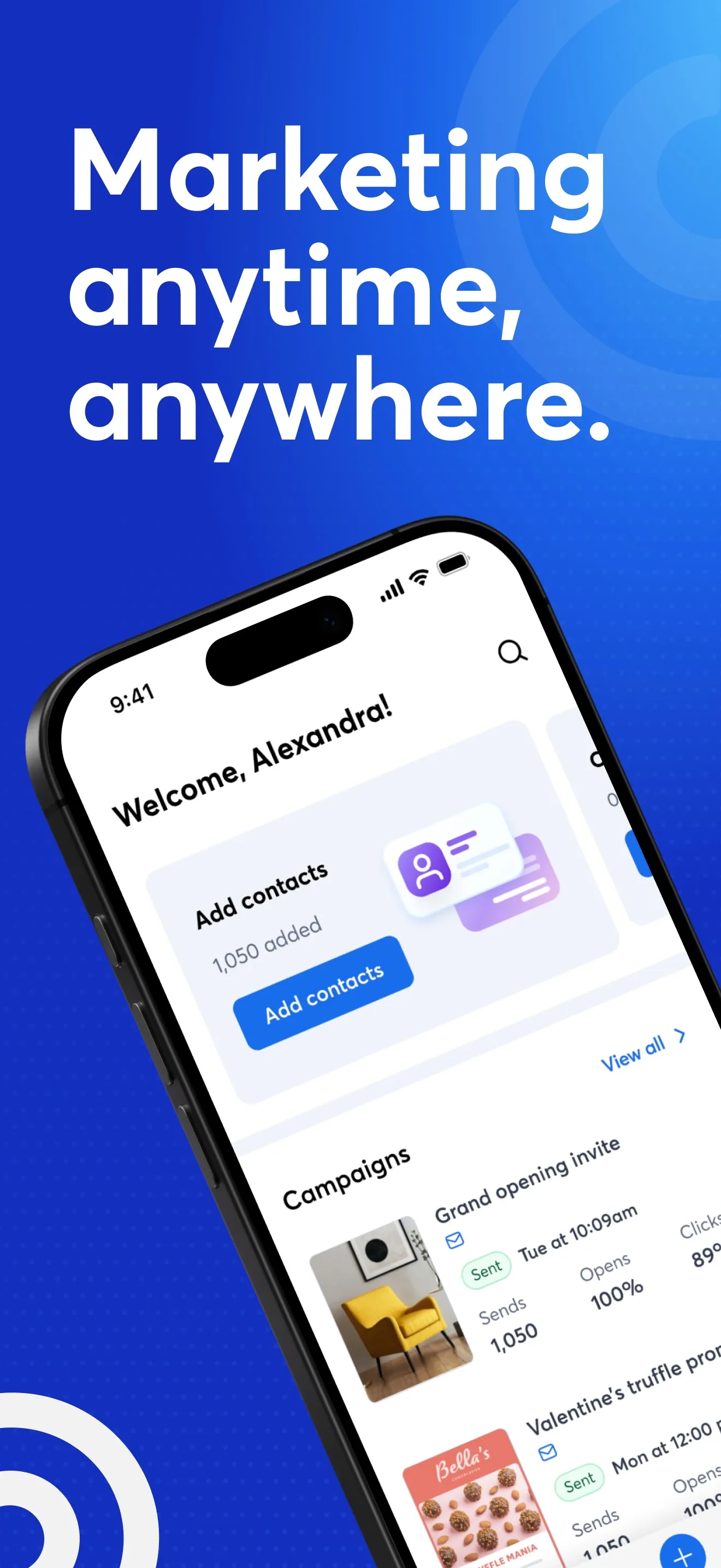 Constant Contact iphone screenshot 1