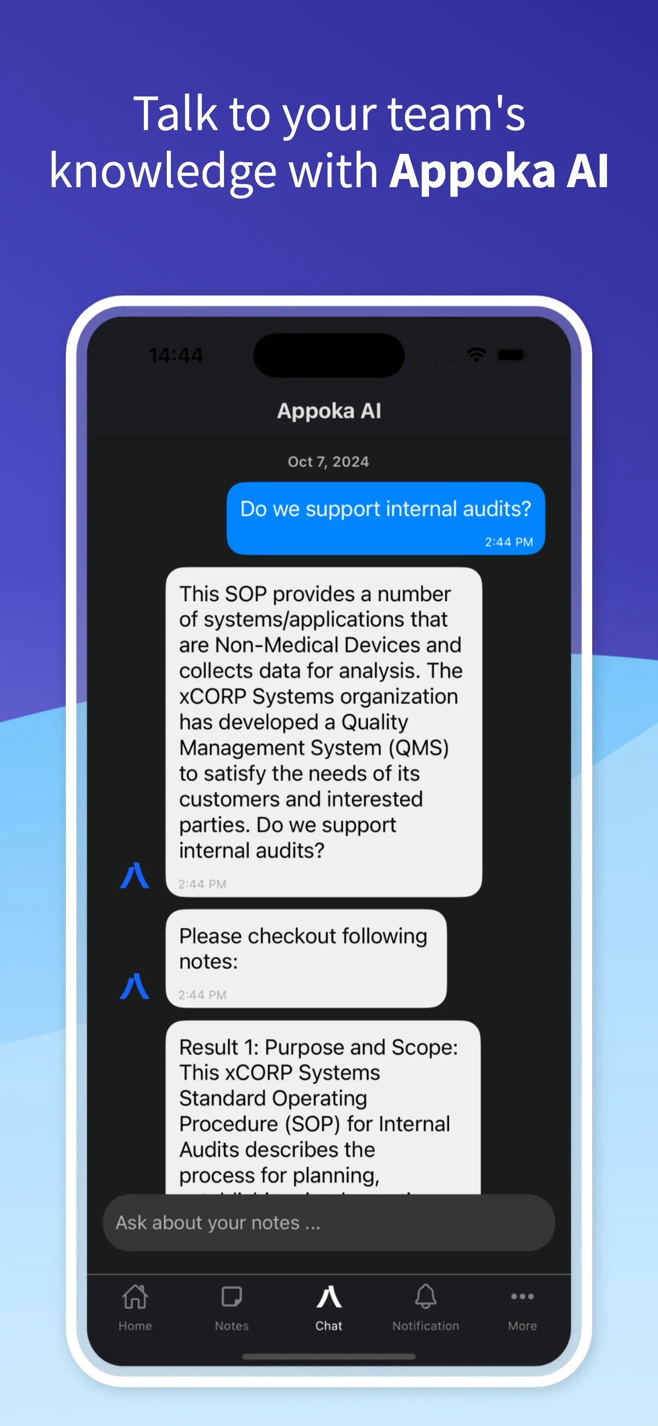 Appoka: Notes, Documents, AI iphone screenshot 3