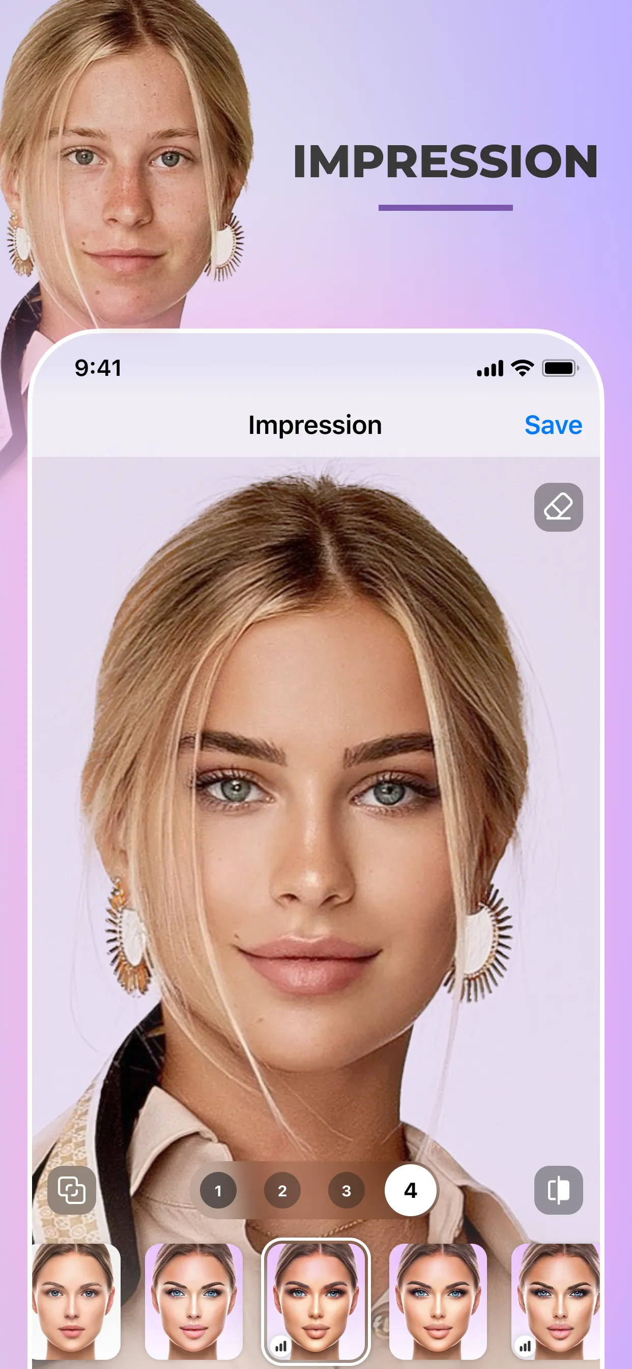 FaceApp: Perfect Face Editor iphone screenshot 2
