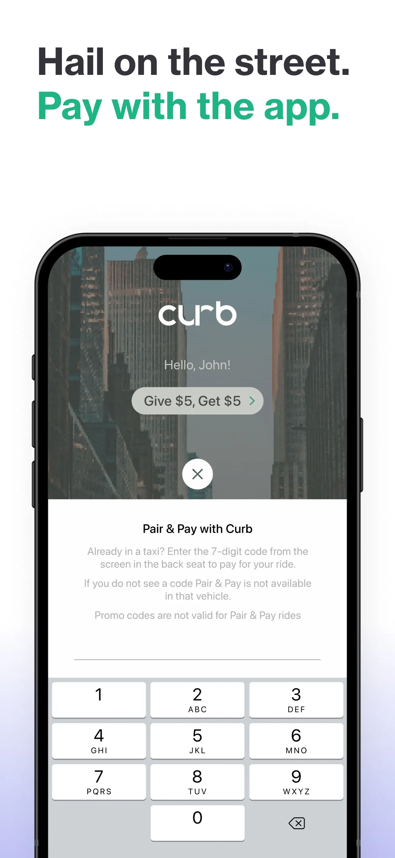 Curb - Request & Pay for Taxis iphone screenshot 2