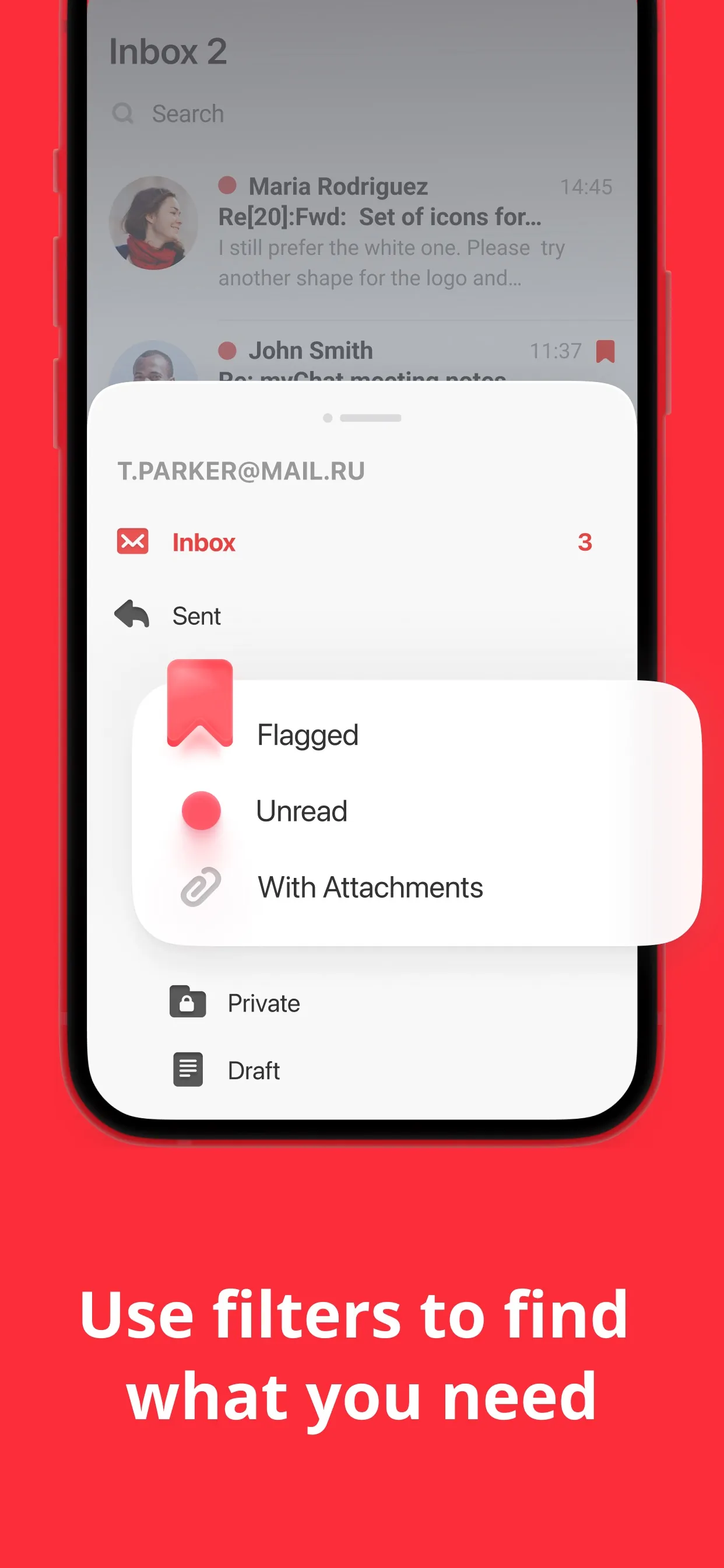 myMail box: email client app iphone screenshot 5