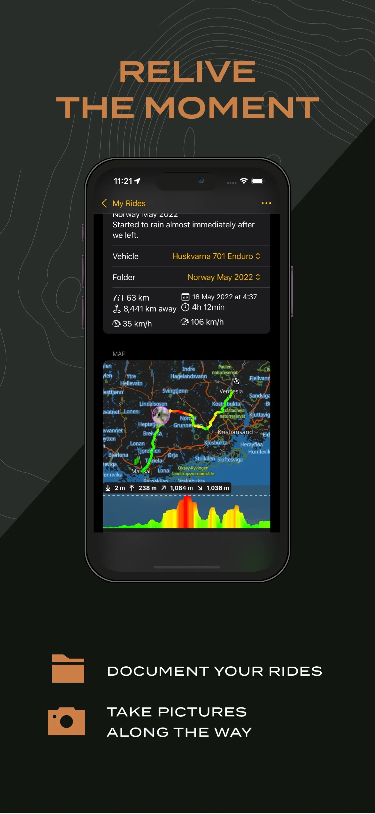 Scenic Motorcycle Navigation iphone screenshot 9
