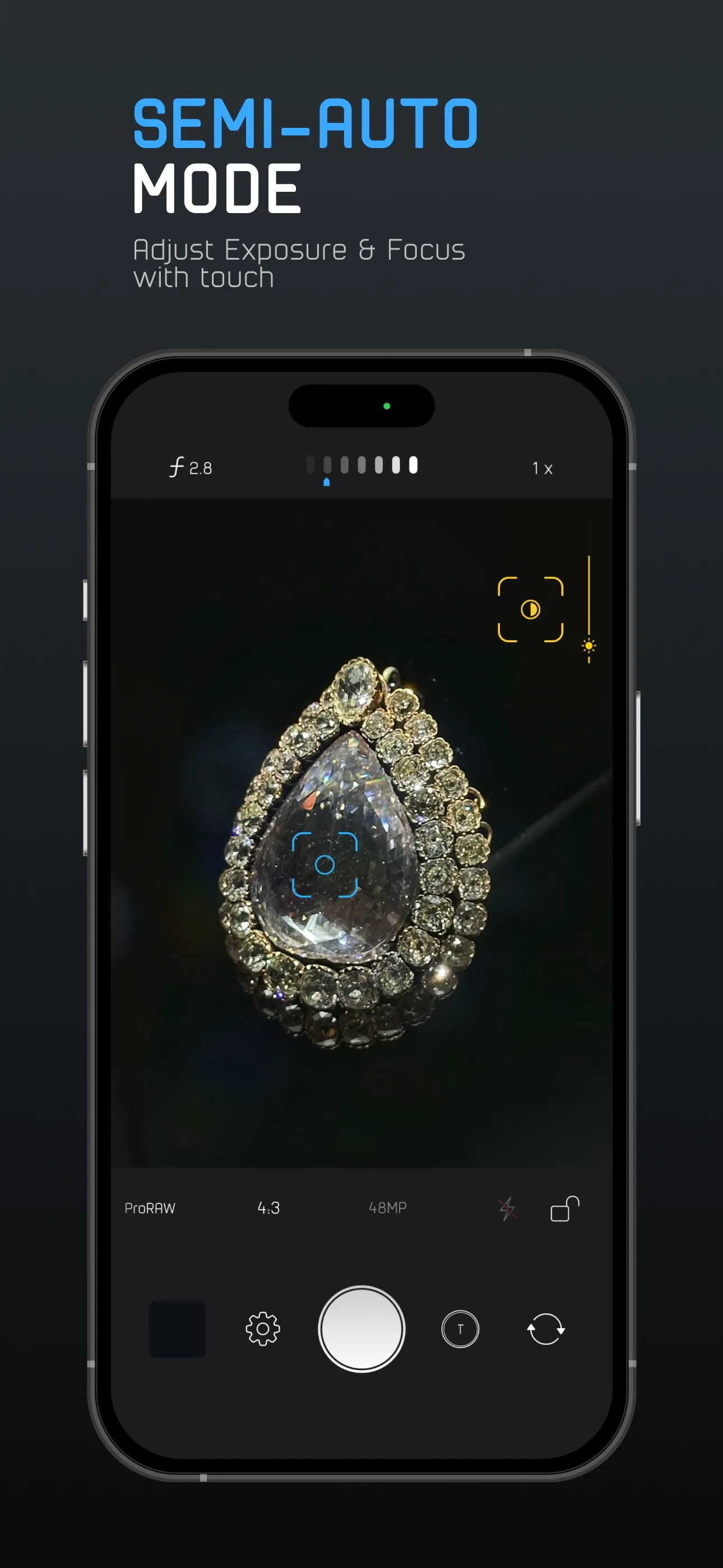 ProCam - Capture ProRAW photos iphone screenshot 1