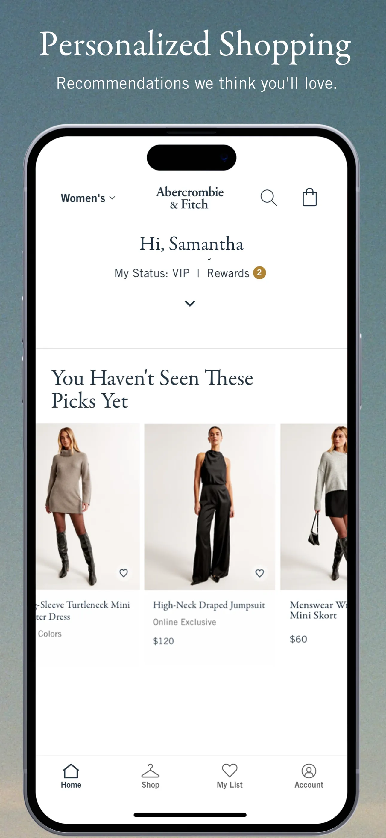 Abercrombie & Fitch iphone screenshot 3