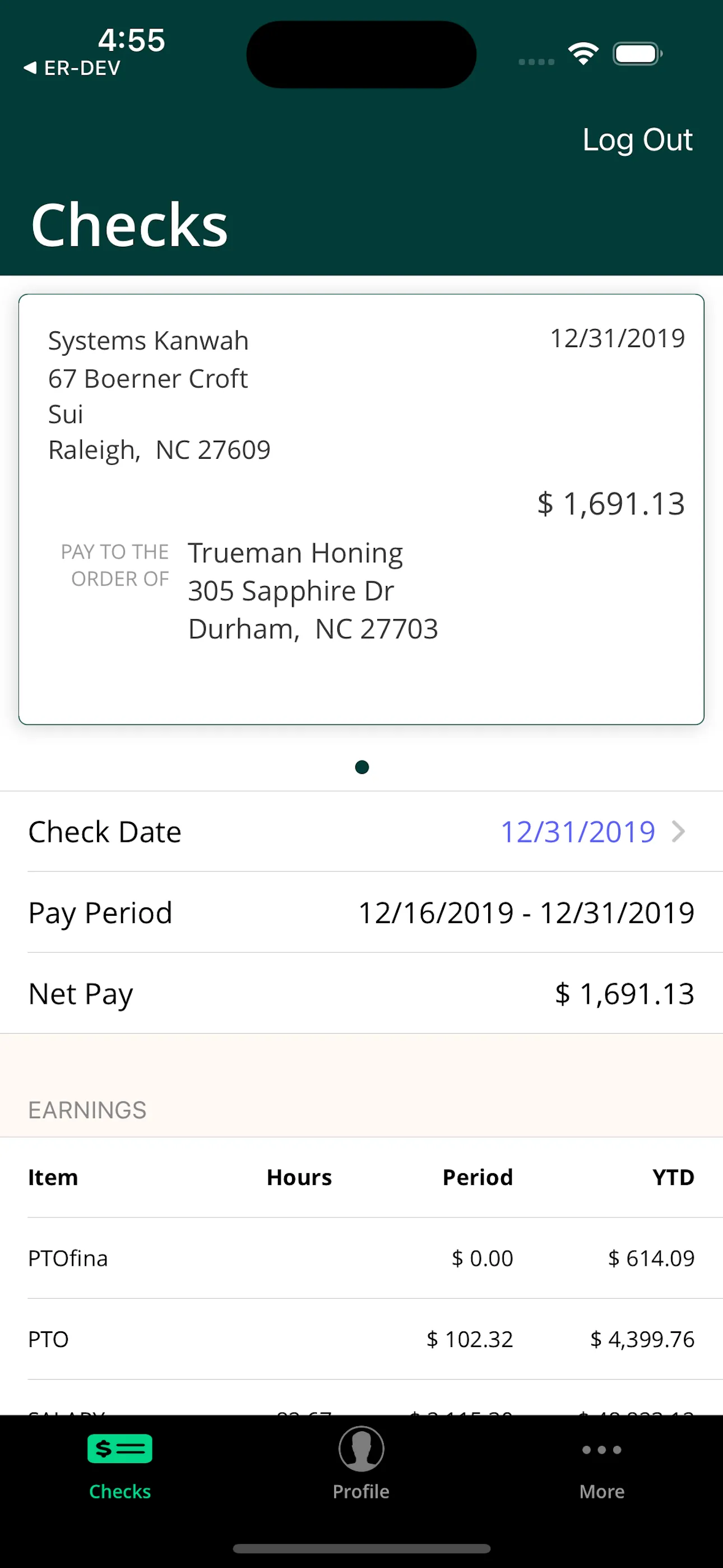 SurePayroll for Employees iphone screenshot 3