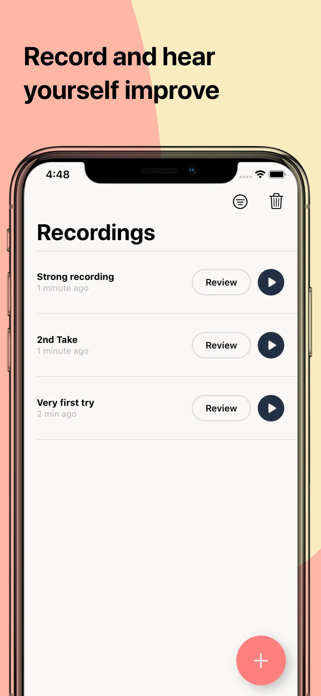 Astound - Voice & Speech Coach iphone screenshot 4