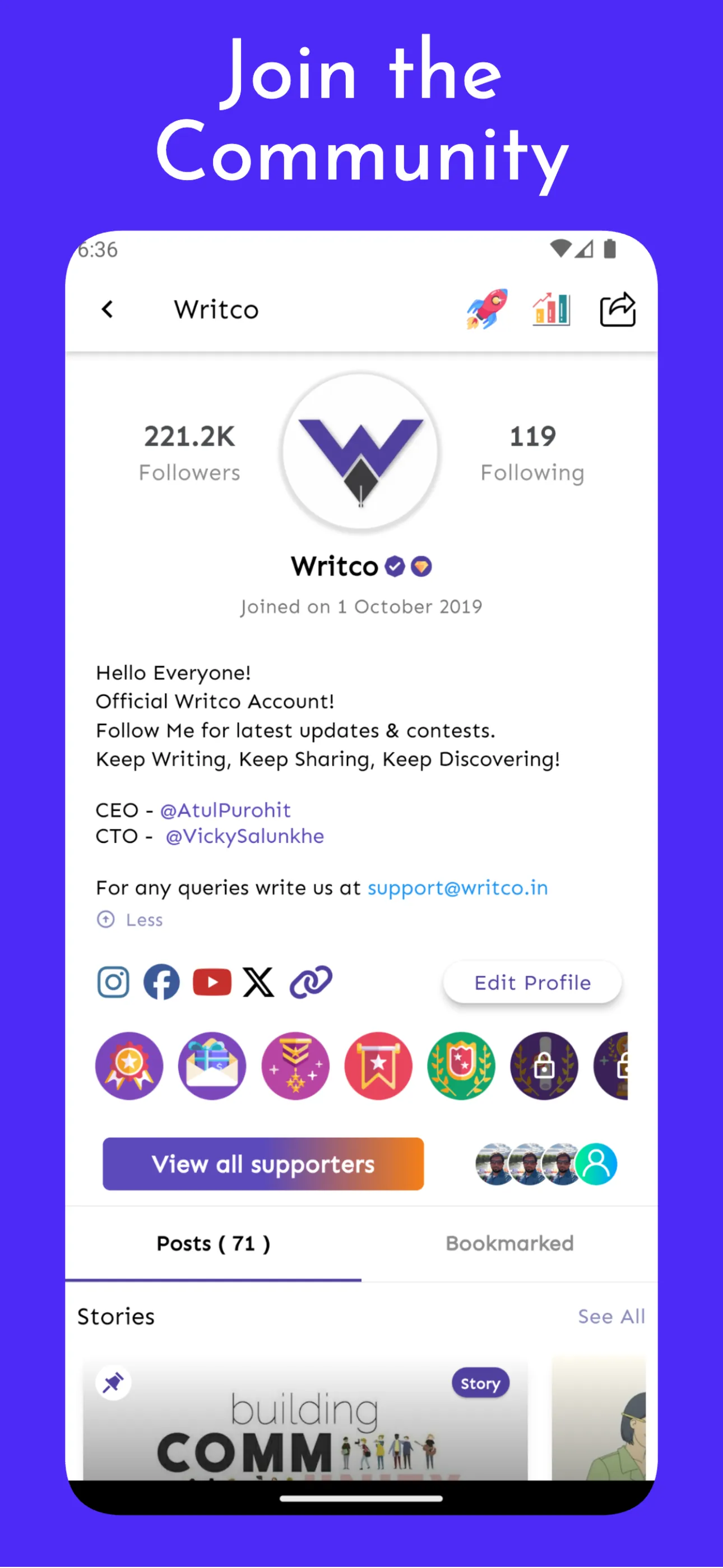 Writco – Write & Publish Books iphone screenshot 3