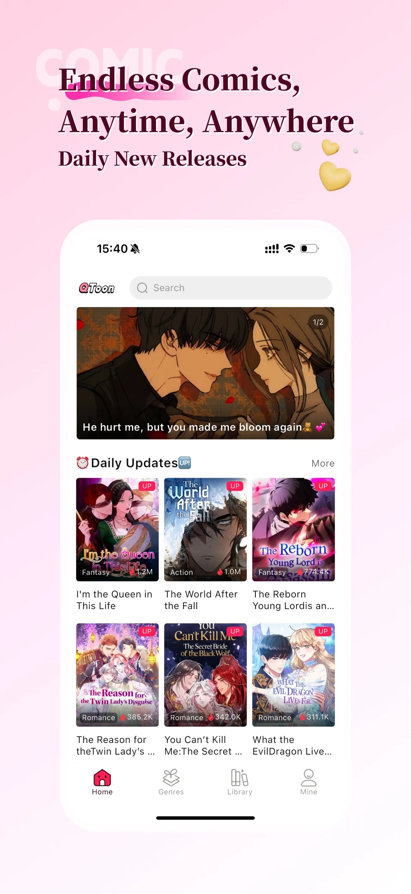 QToon - Webtoon & Manga iphone screenshot 1