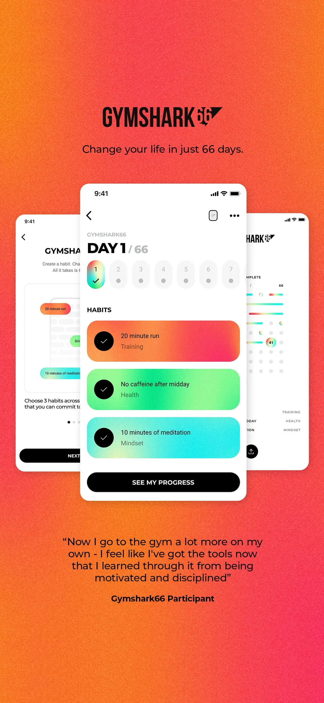 Gymshark Training and Fitness iphone screenshot 1