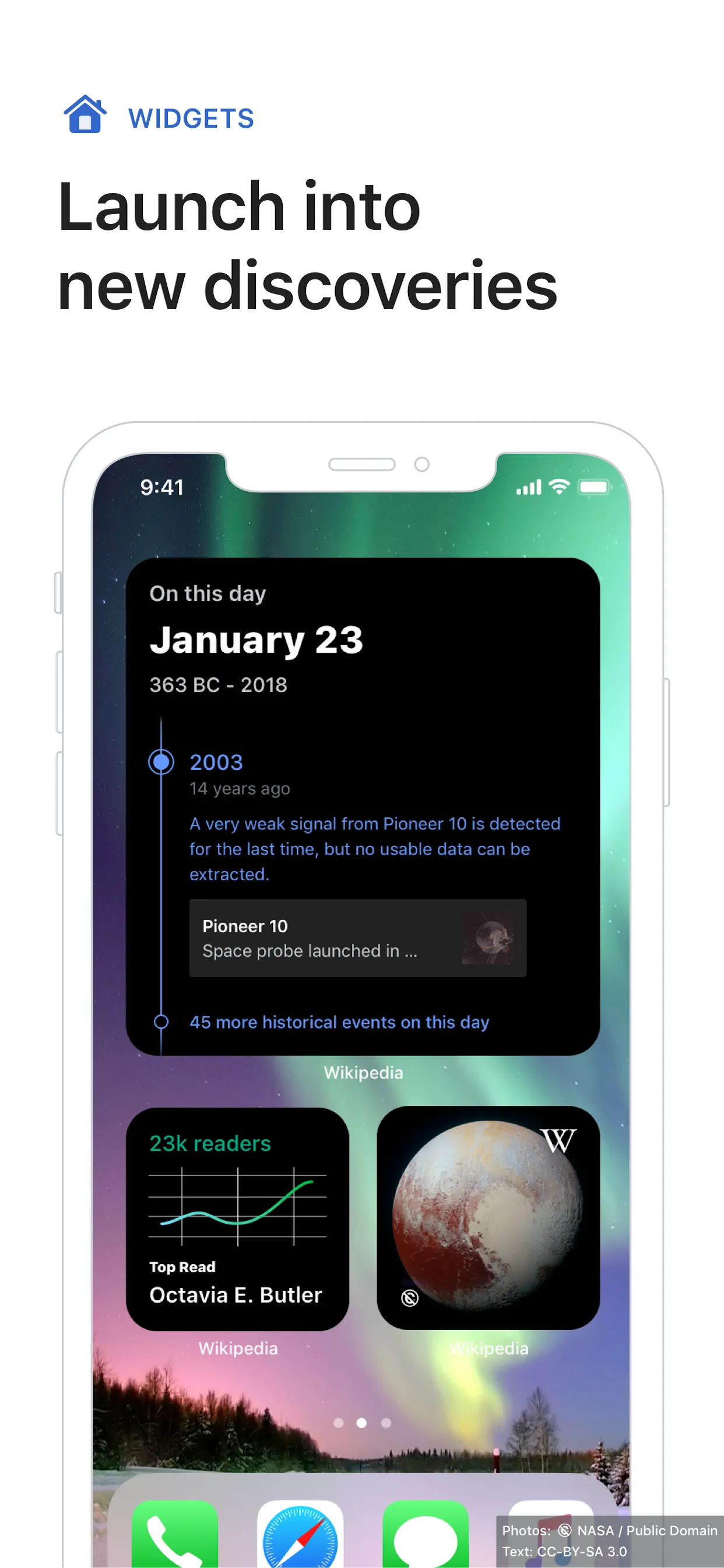 Wikipedia iphone screenshot 1