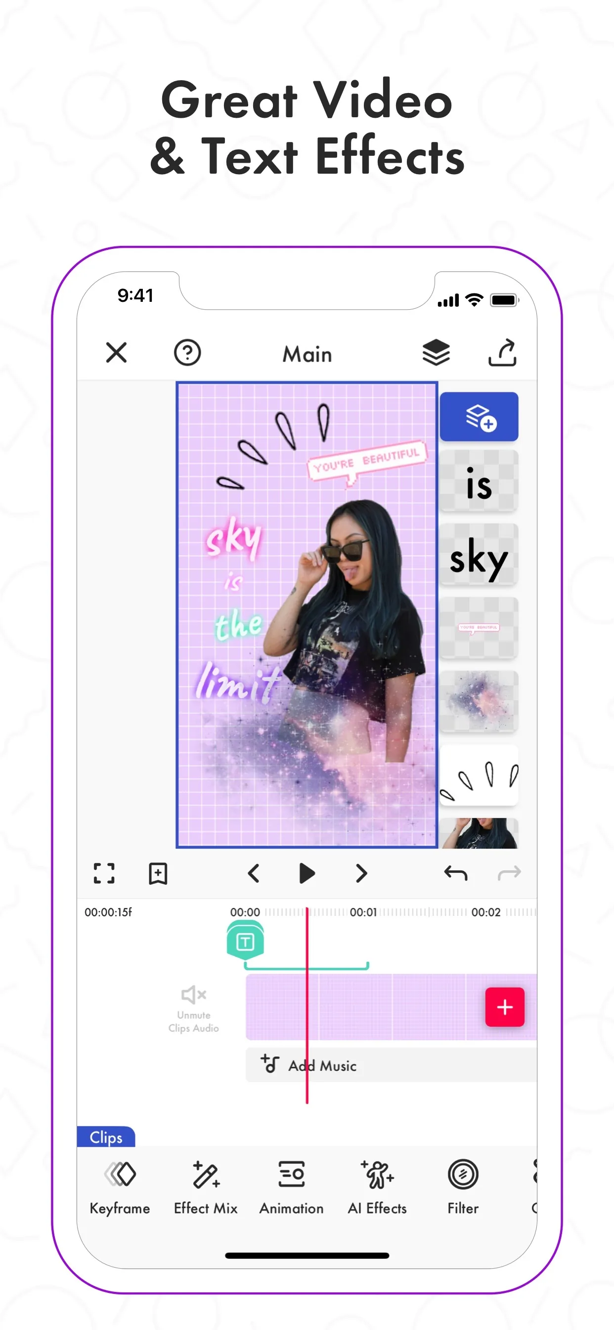 Funimate Video & Motion Editor iphone screenshot 7