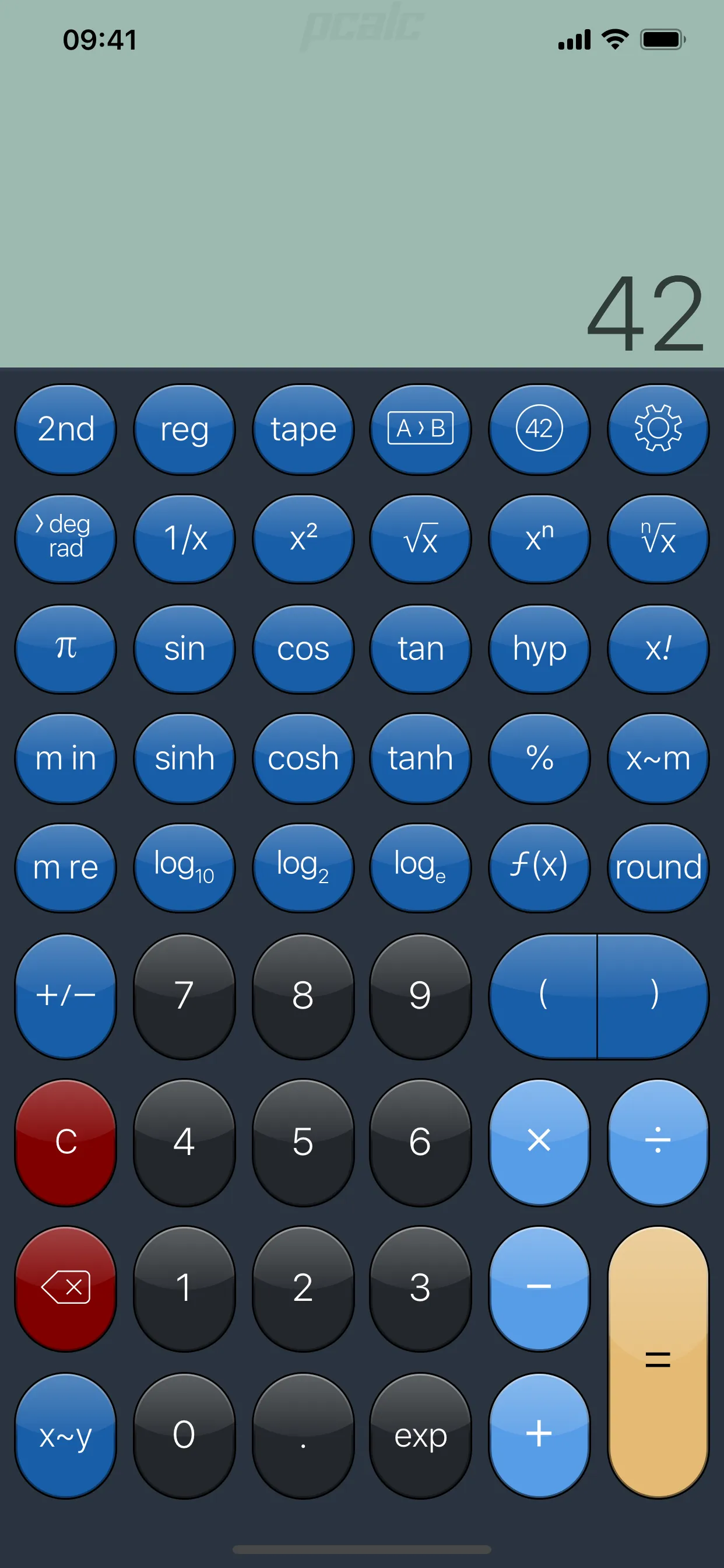 PCalc iphone screenshot 3