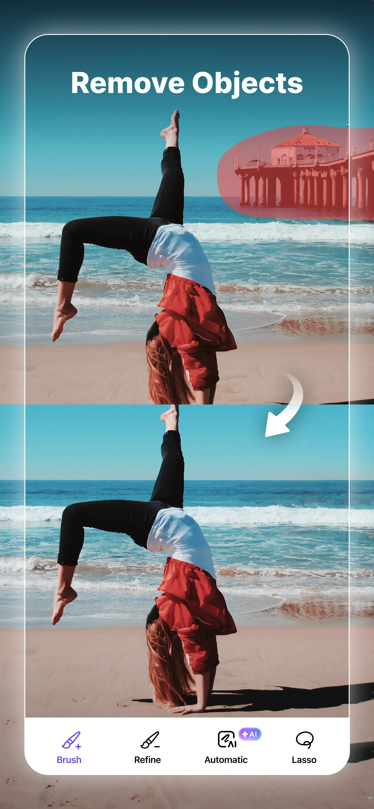 Remove Photo Object: AI Eraser iphone screenshot 3