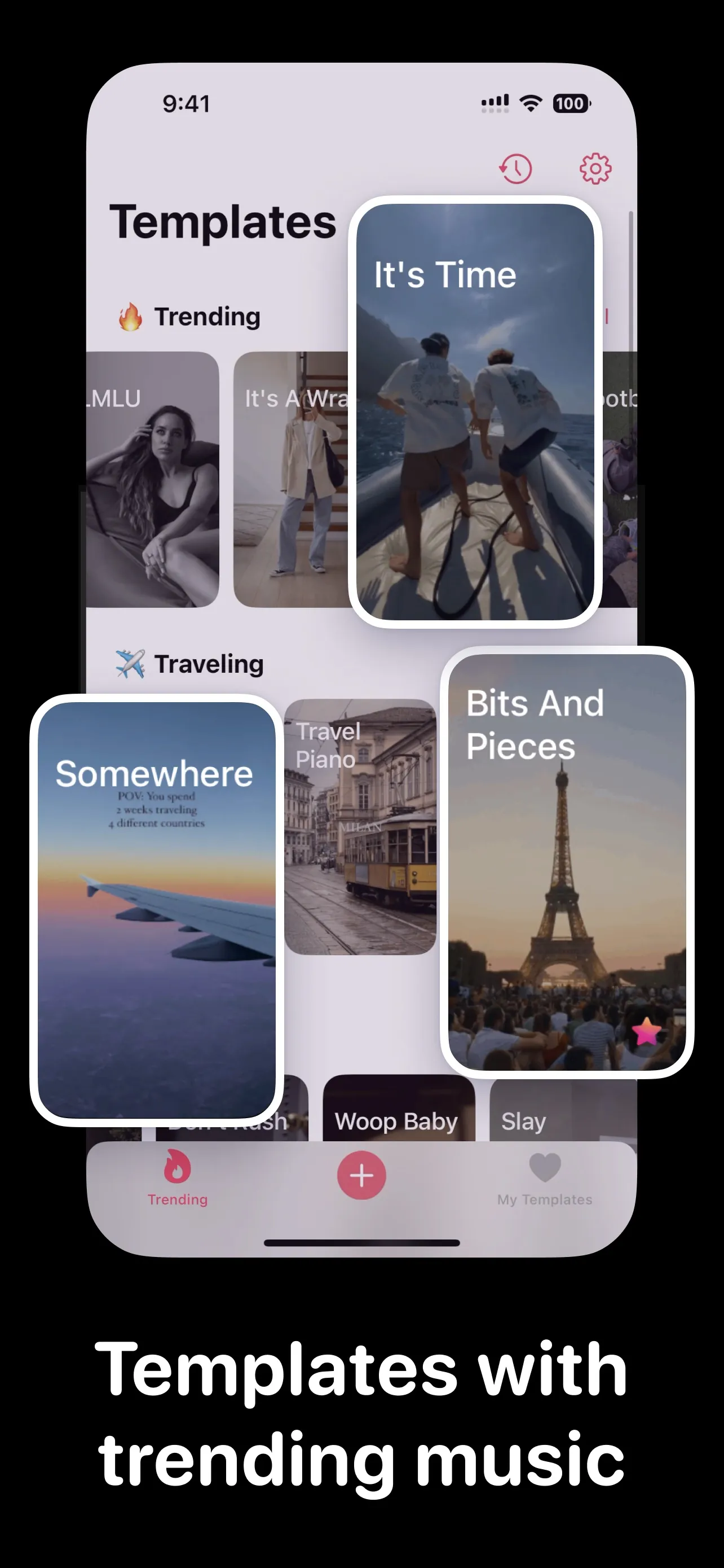Reels Templates & Maker iphone screenshot 2