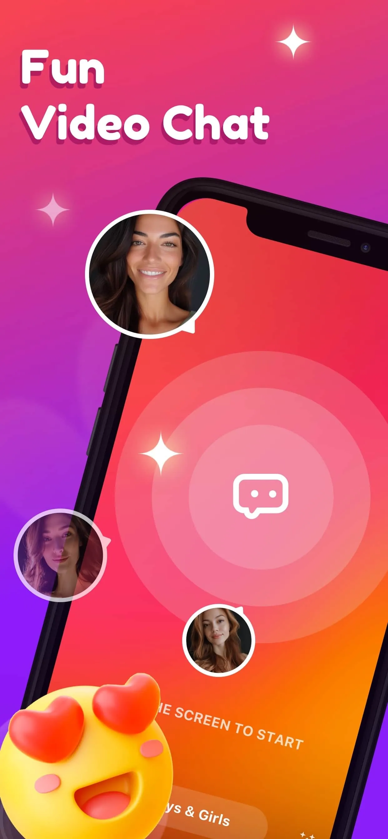 Fachat: Online Video Chat iphone screenshot 1