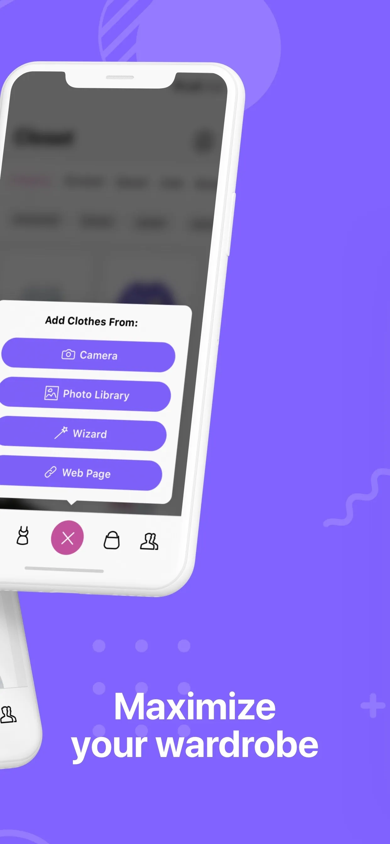 Pureple Outfit Planner iphone screenshot 2