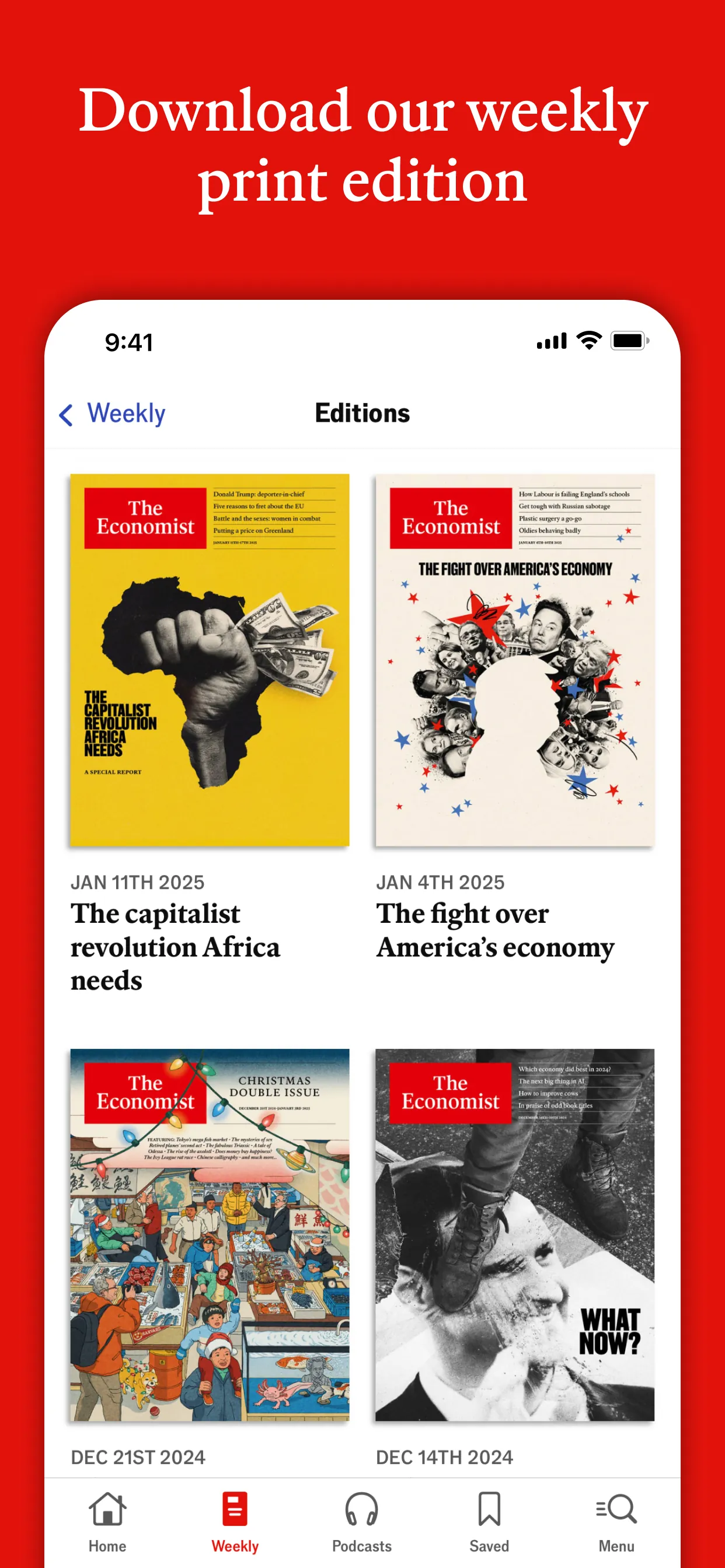 The Economist - US, World News iphone screenshot 8