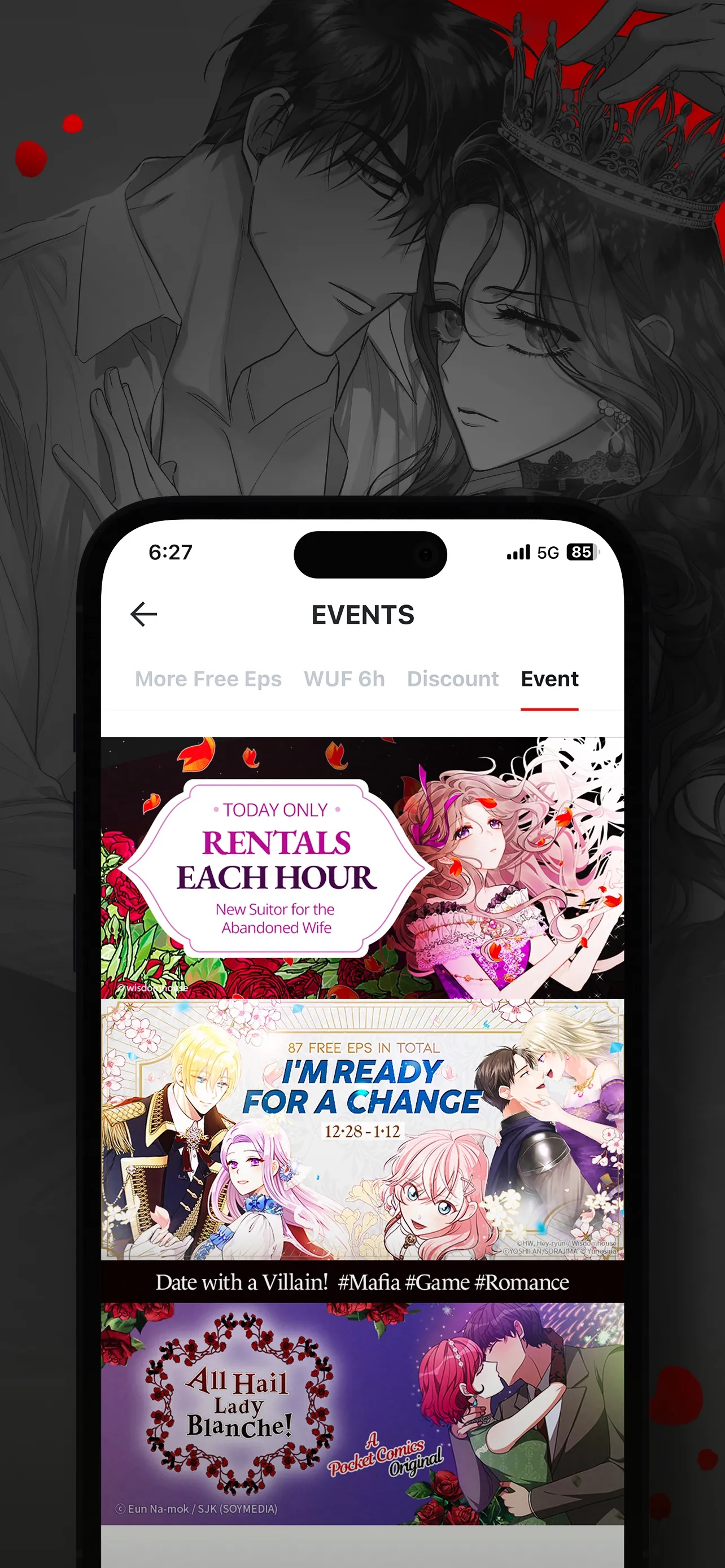 POCKET COMICS: Romance Webtoon iphone screenshot 7