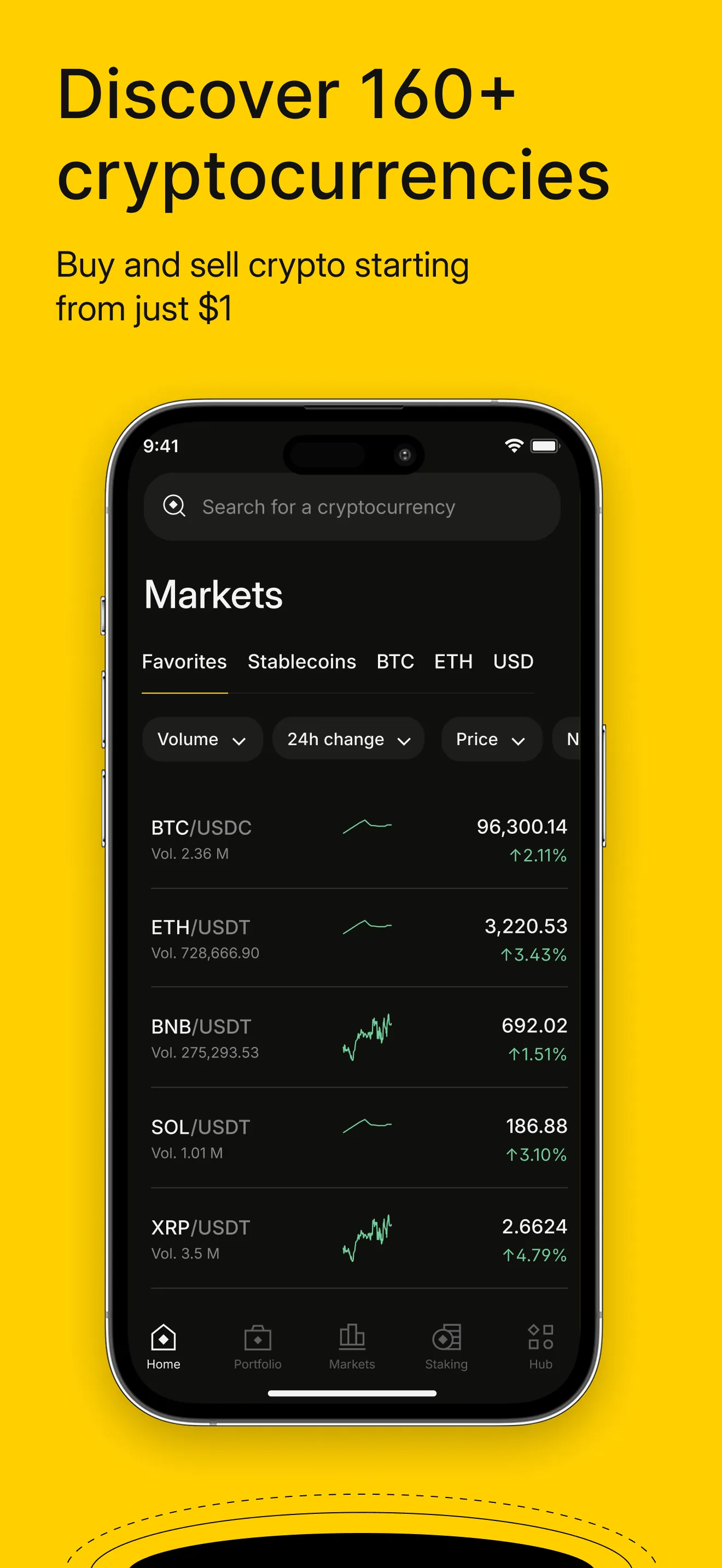 Binance.US: Buy Bitcoin & ETH iphone screenshot 3