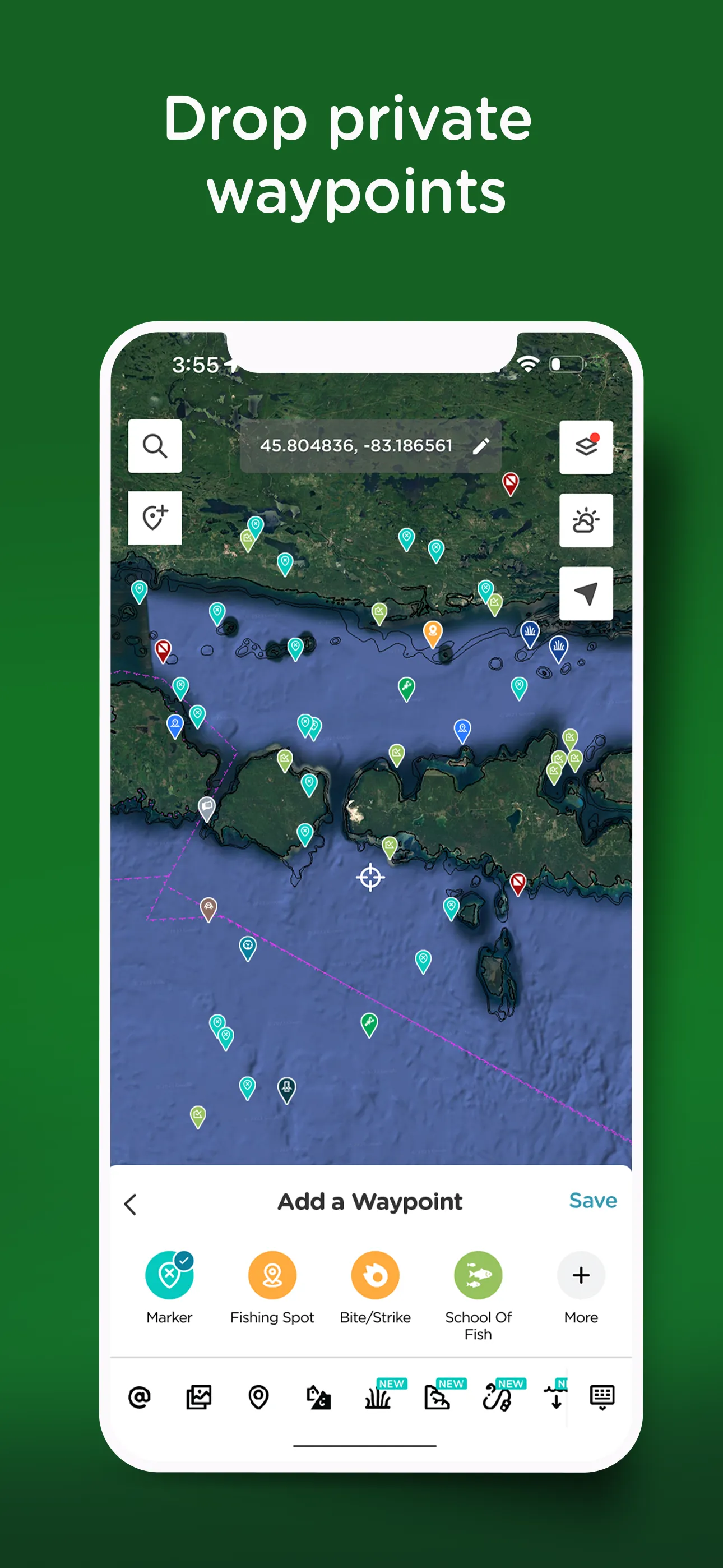 Fishing Spots - Fish Maps iphone screenshot 4