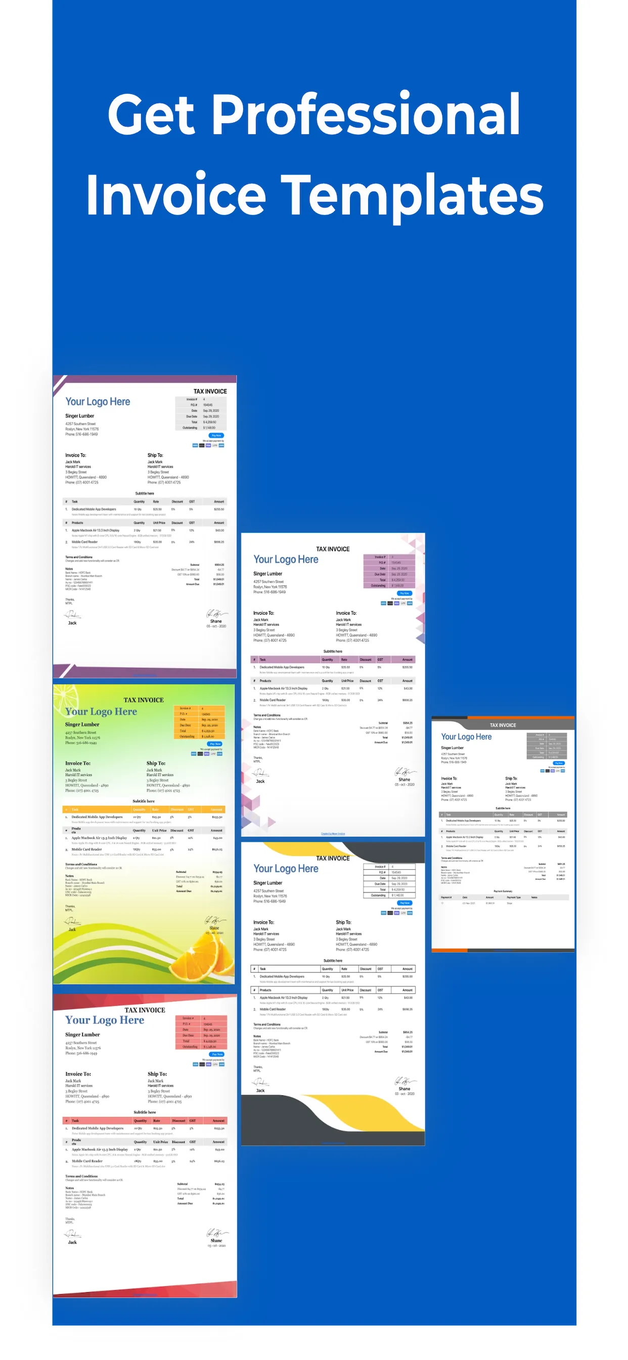 Easy Invoice Maker App by Moon iphone screenshot 6