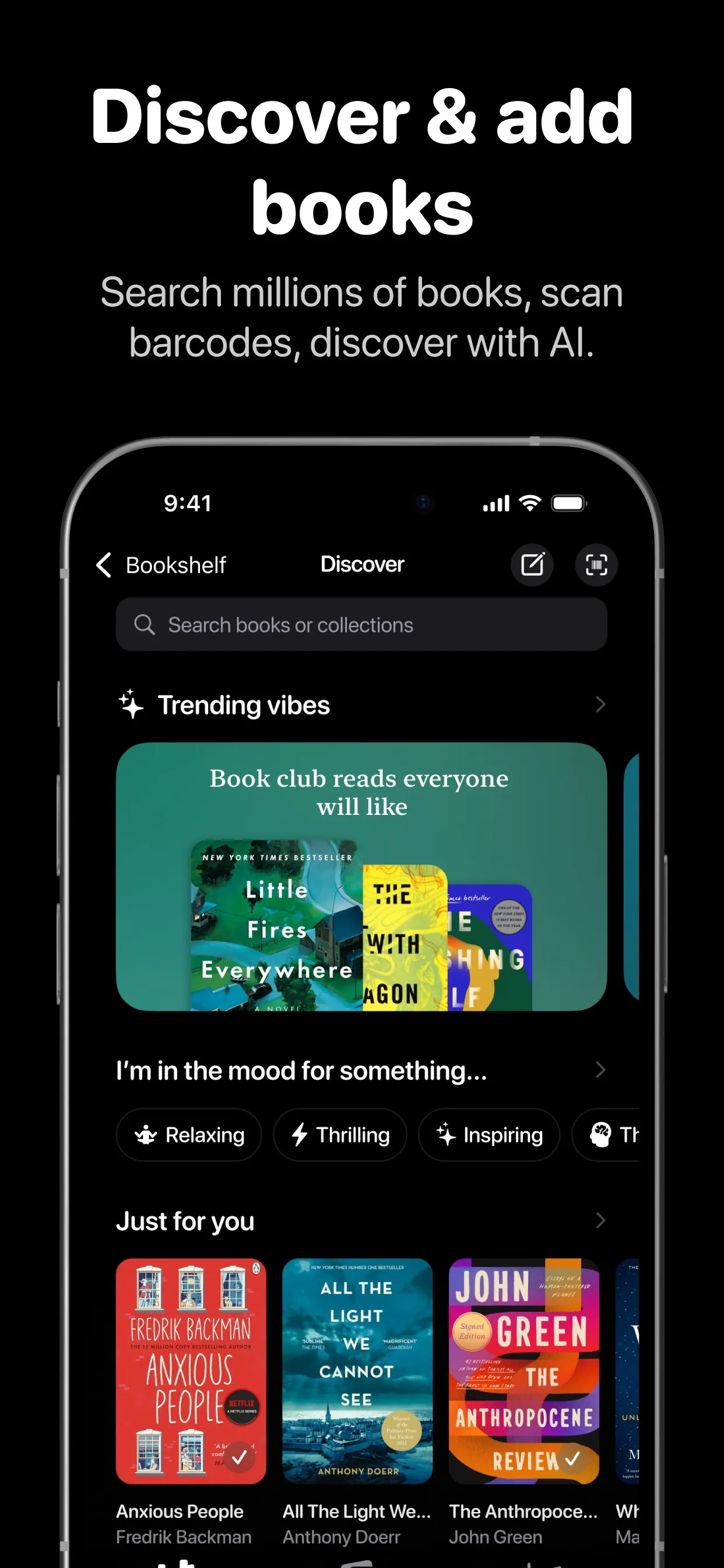 Bookshelf: Book Tracker & List iphone screenshot 2