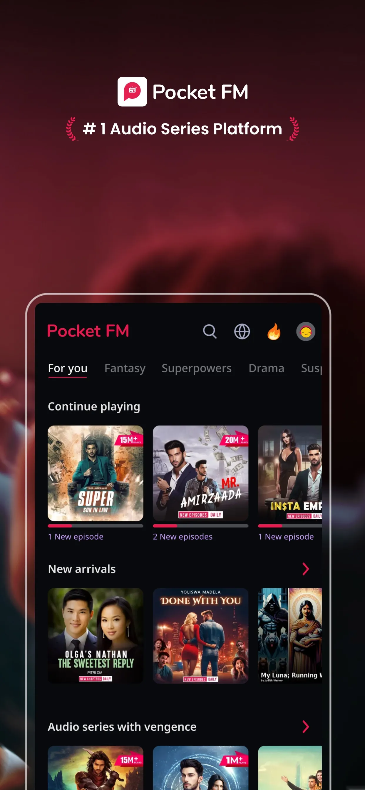Pocket FM: Audio Series iphone screenshot 9