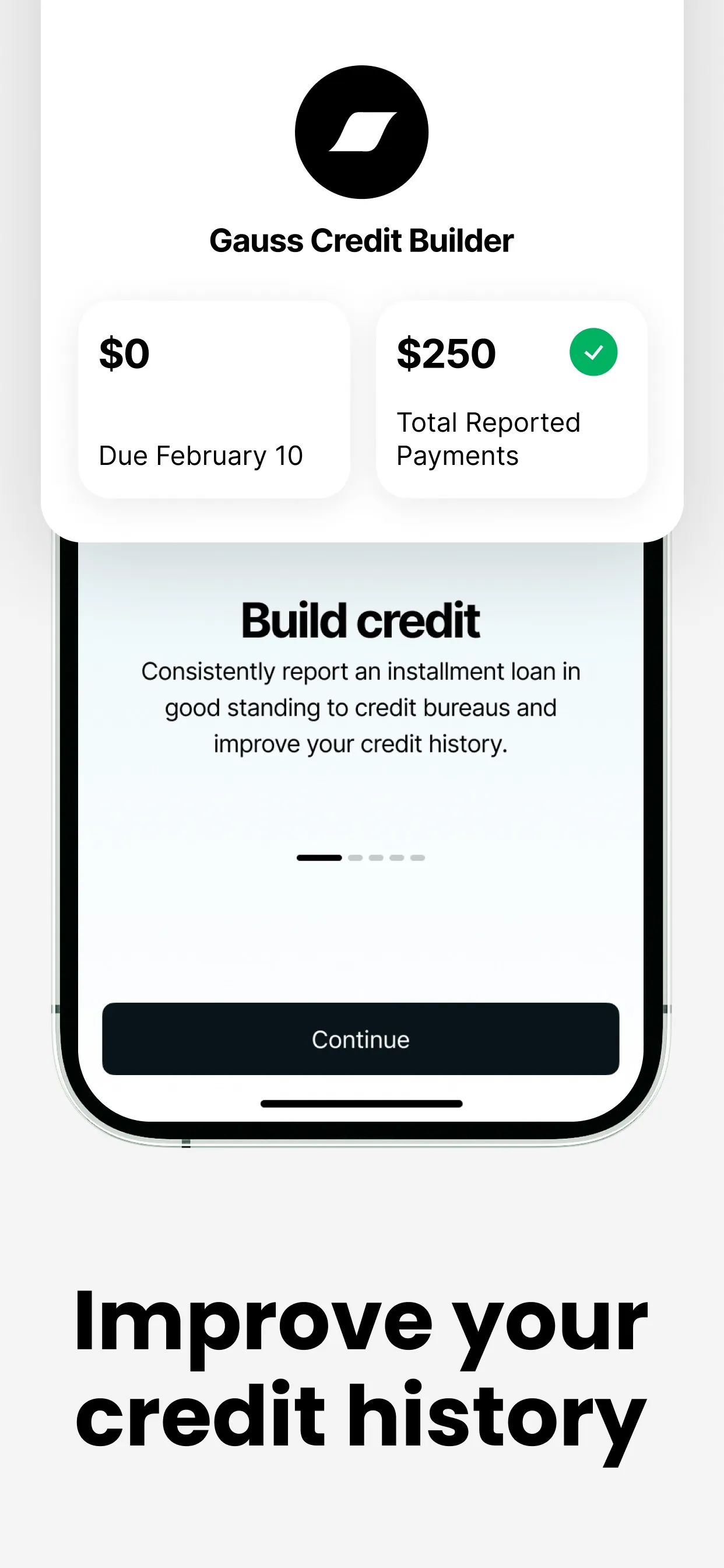 Gauss: Payoff Credit Card Debt iphone screenshot 3