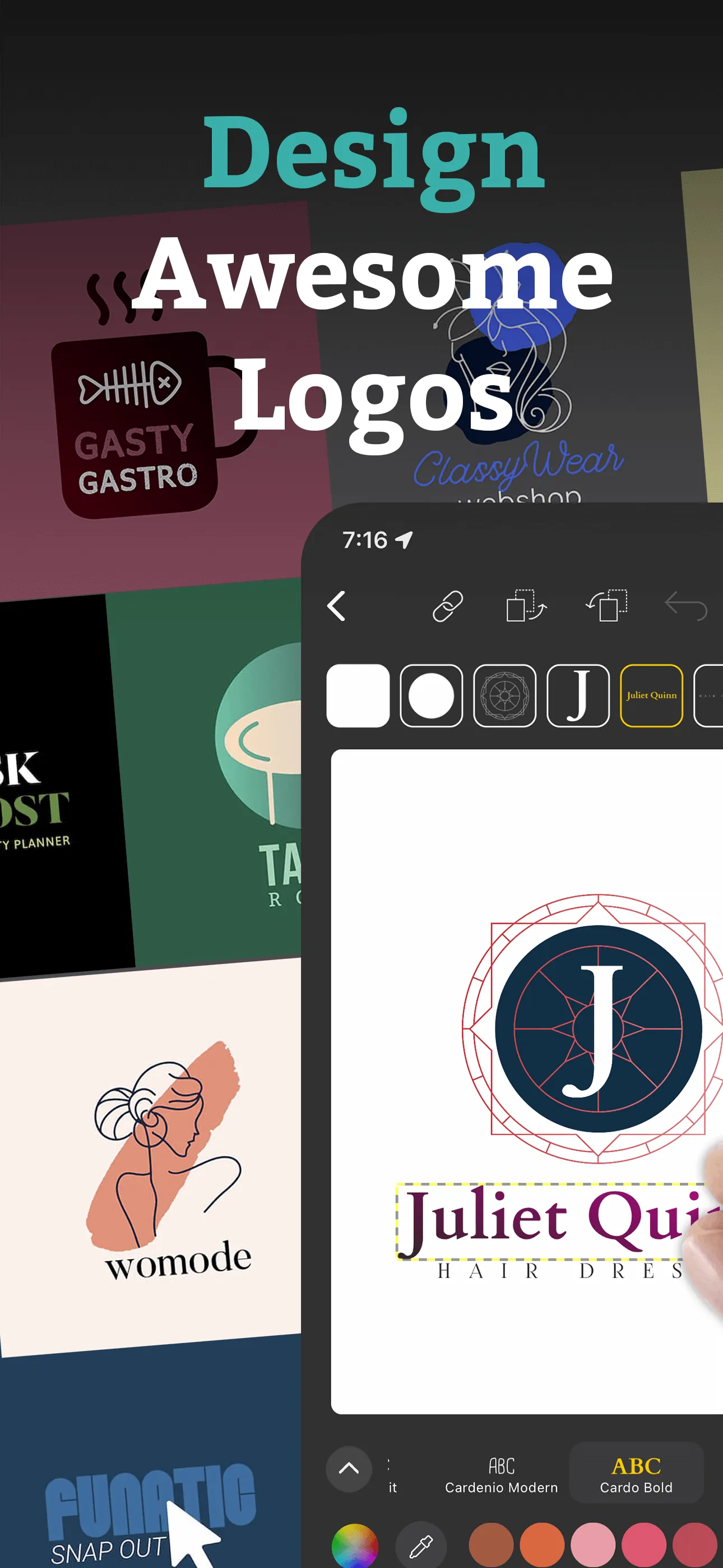 Logo Maker: Art Design Creator iphone screenshot 1