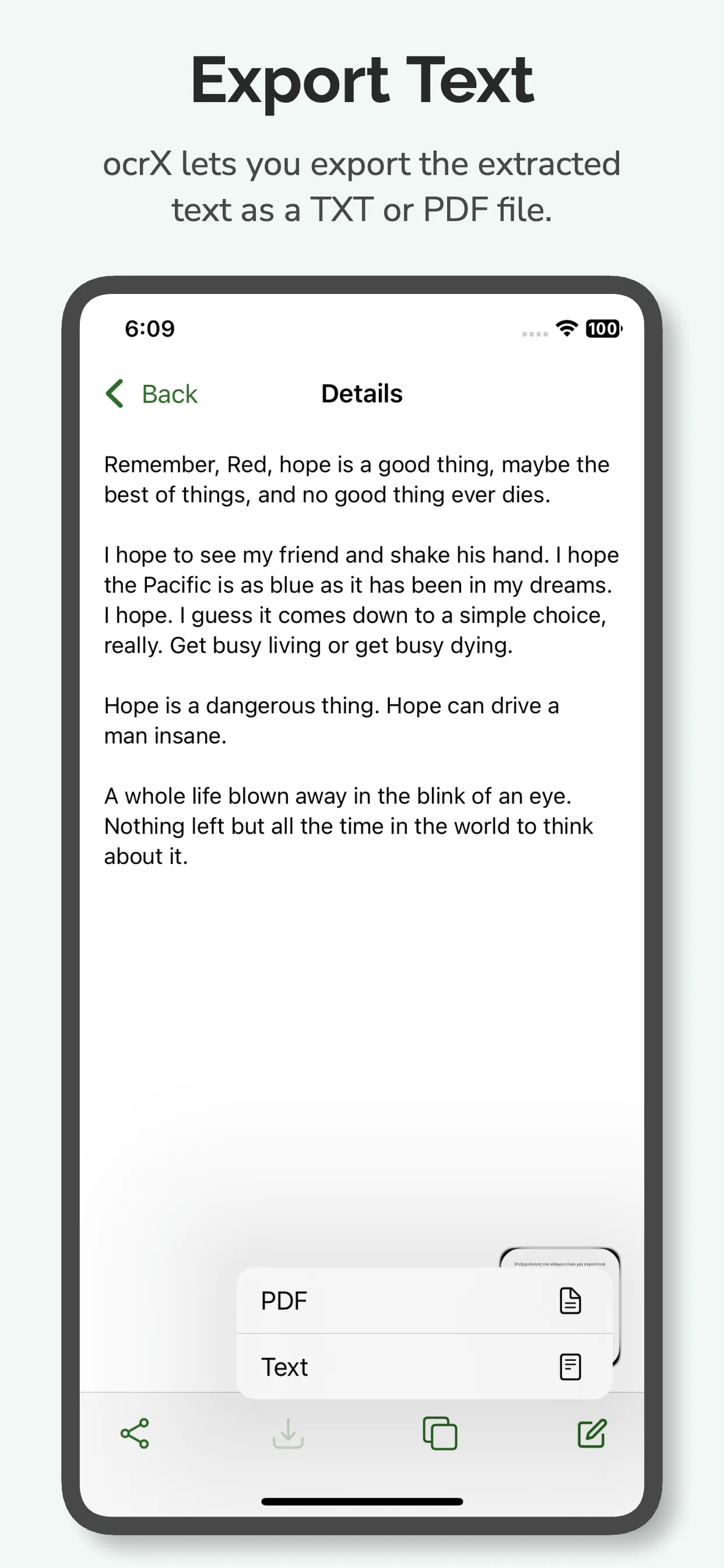 Image to-Text - OCR Scanner iphone screenshot 6