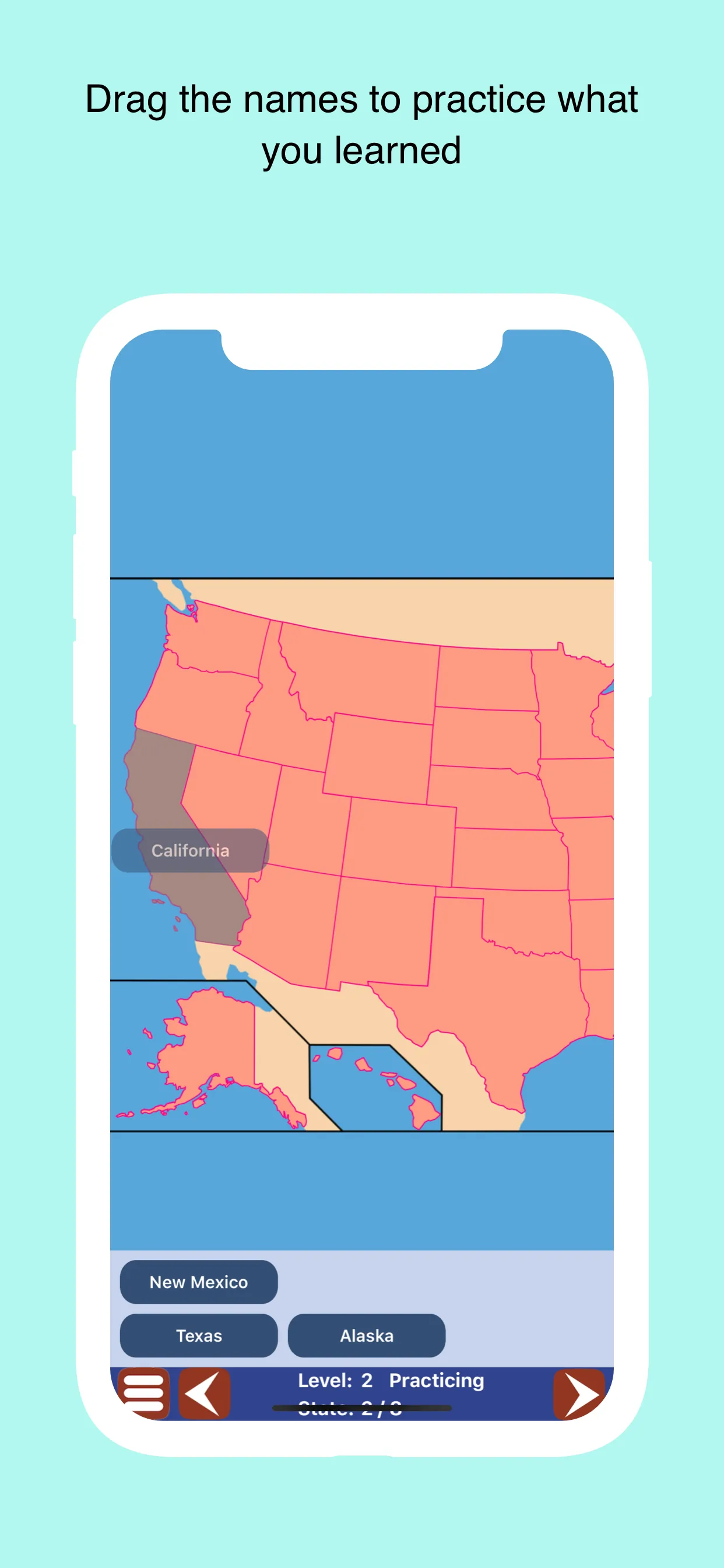 Geo Touch: Learn Geography iphone screenshot 2